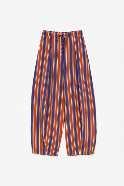 Mayorista LUMINA - Pantalones de viscosa con estampado de rayas multicolor Mayorista LUMINA - Pantalones de viscosa con estampado de rayas multicolor