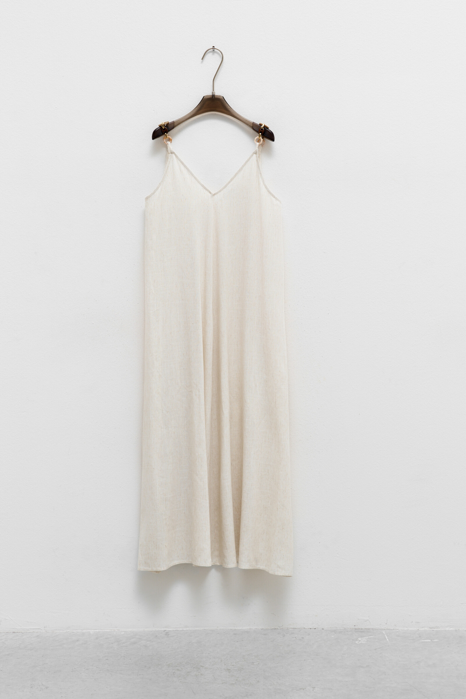 Wholesaler LUMINA - Mixed linen dress with jewel straps