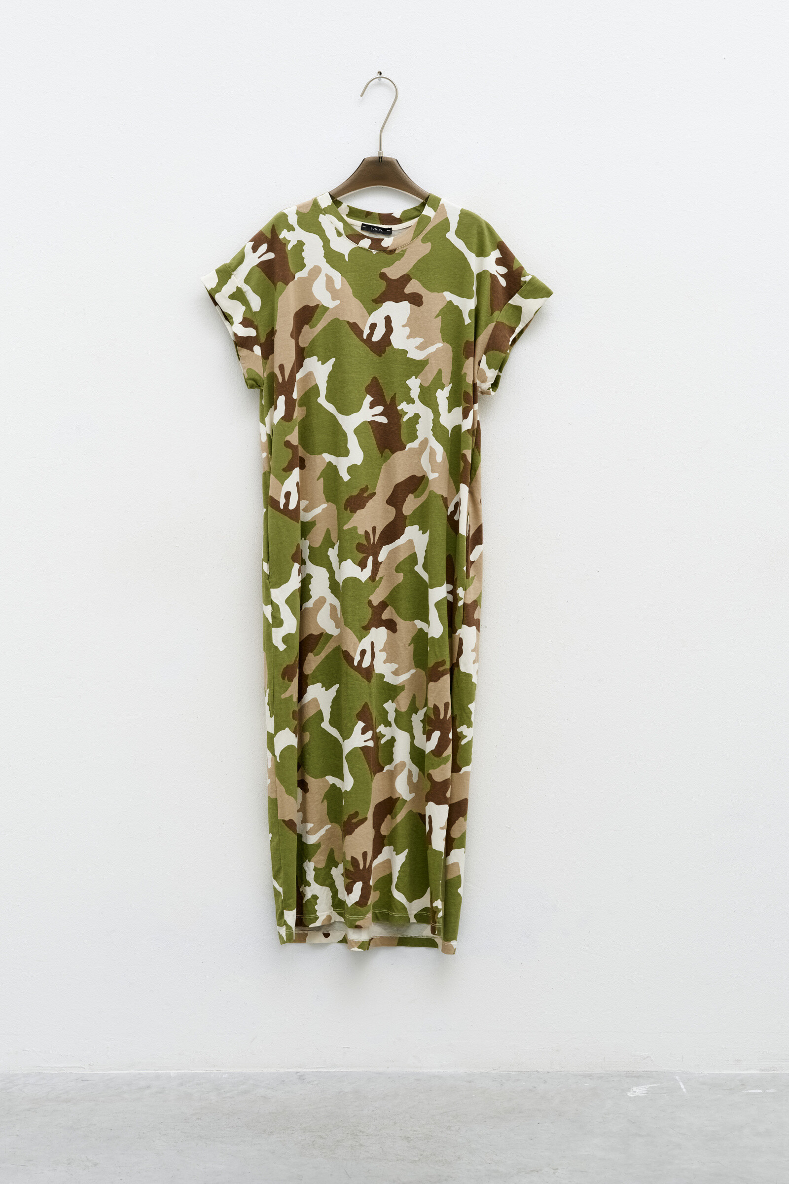 Wholesaler LUMINA - Long dress with Camotage print