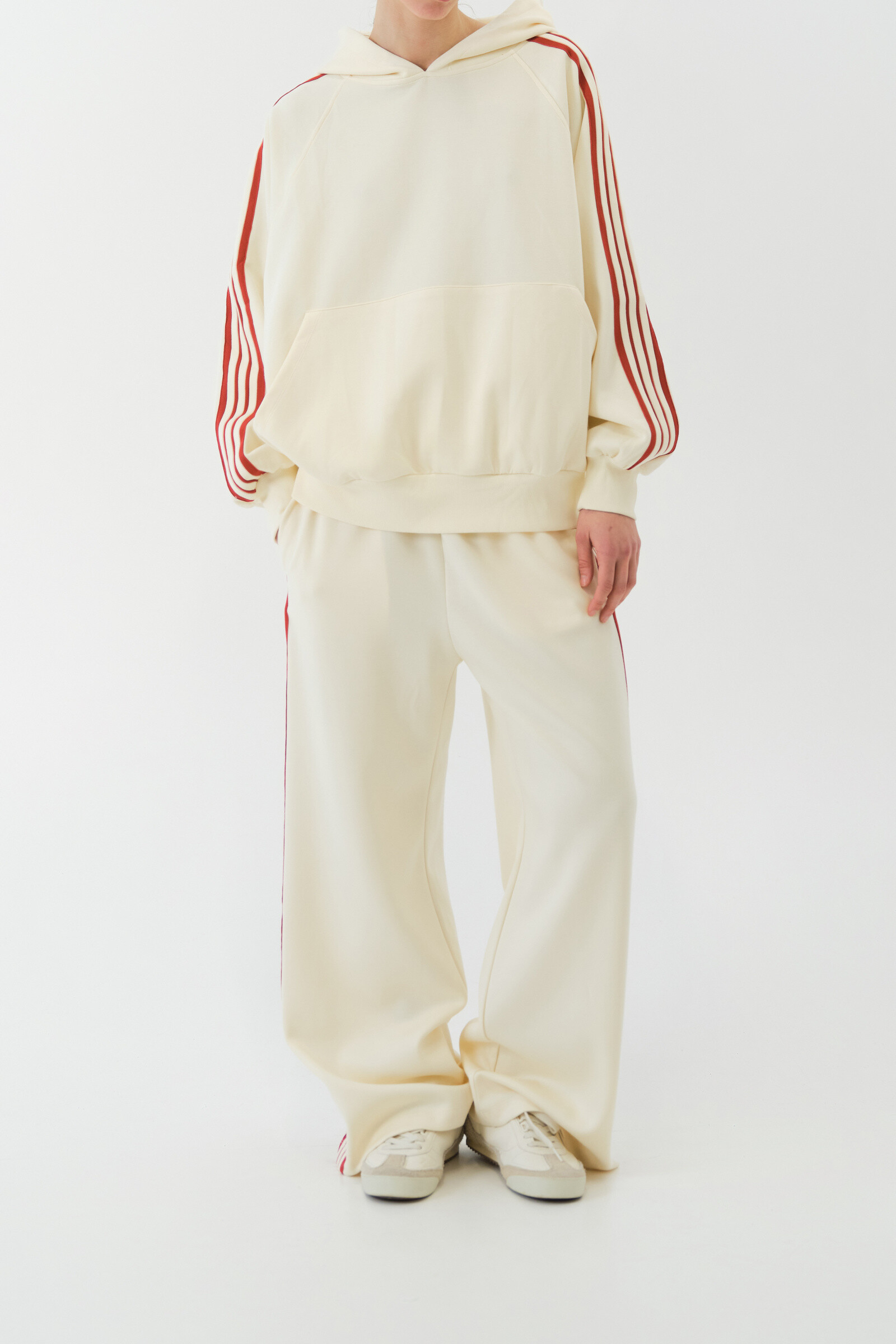 Wholesaler LUMINA - Hooded sweatshirt with side bands