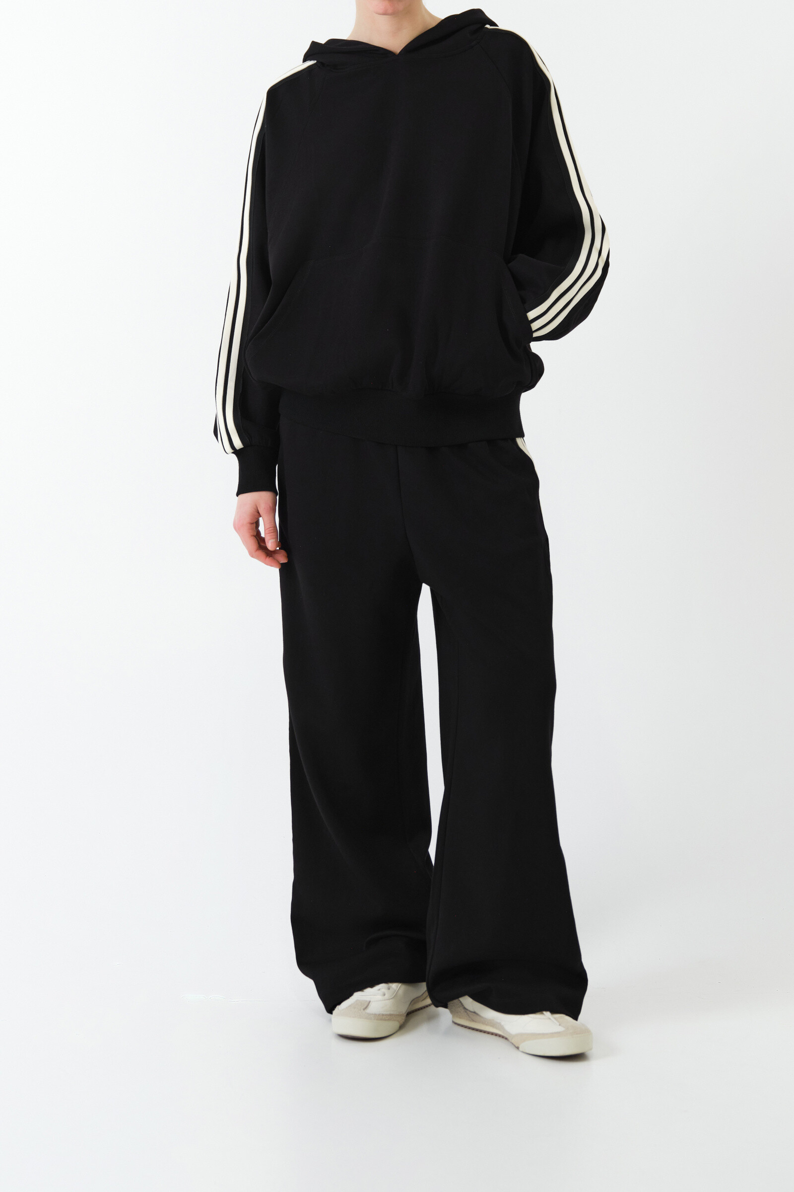 Mayorista LUMINA - Sudadera con capucha con bandas laterales