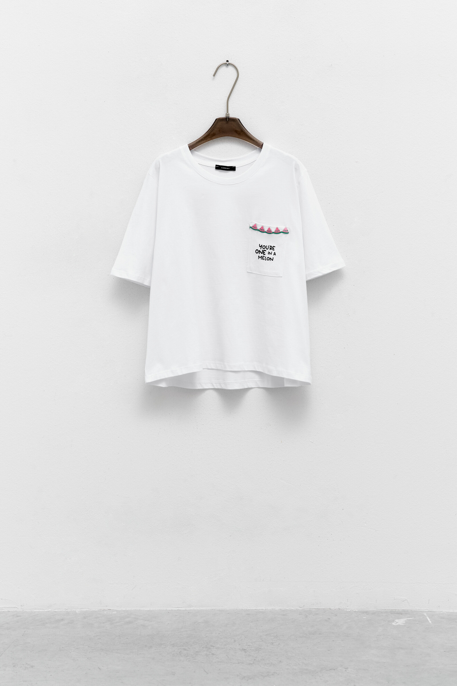 Mayorista LUMINA - CAMISETA CON ESTAMPADO Y BORDADO