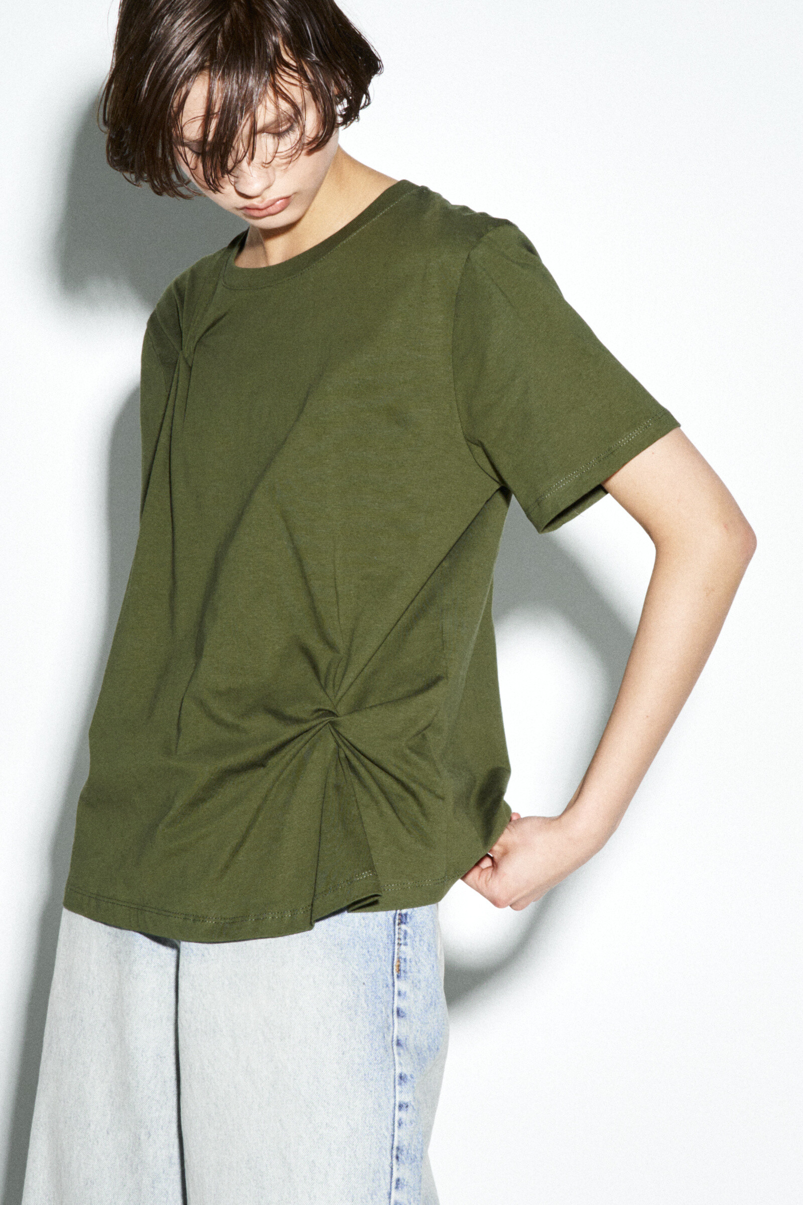 Wholesaler LUMINA - T-SHIRT WITH SHORT SLEEVES AND RUCHING