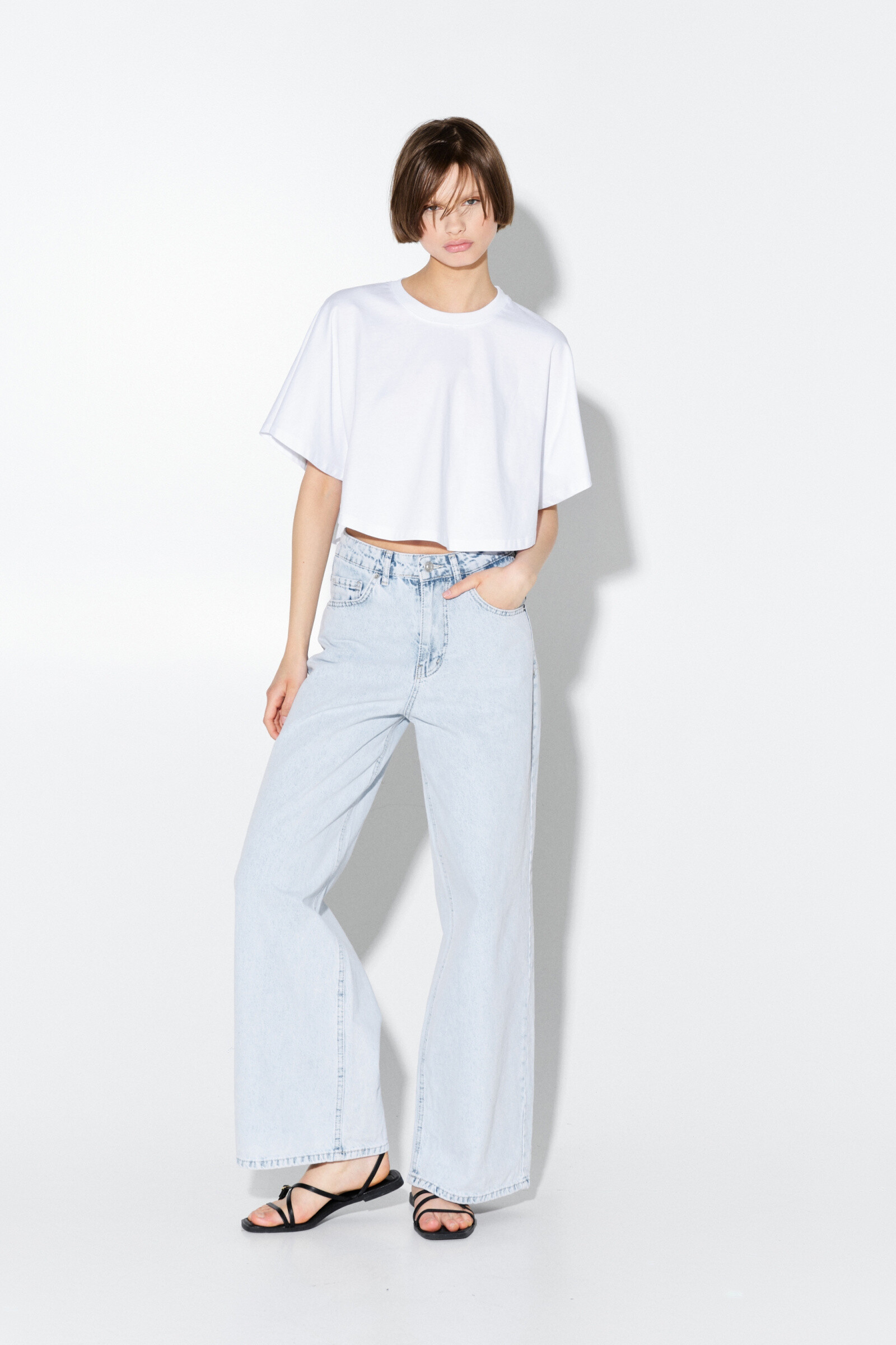 Wholesaler LUMINA - Cotton crop t-shirt
