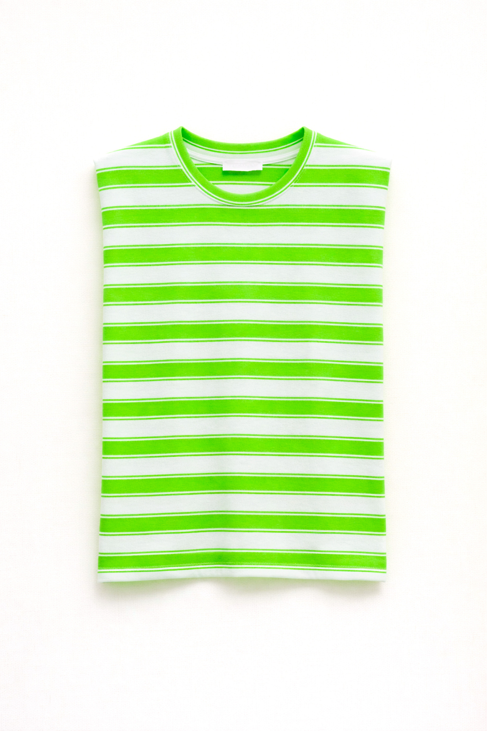 Wholesaler LUMINA - T-shirt with neon striped pattern