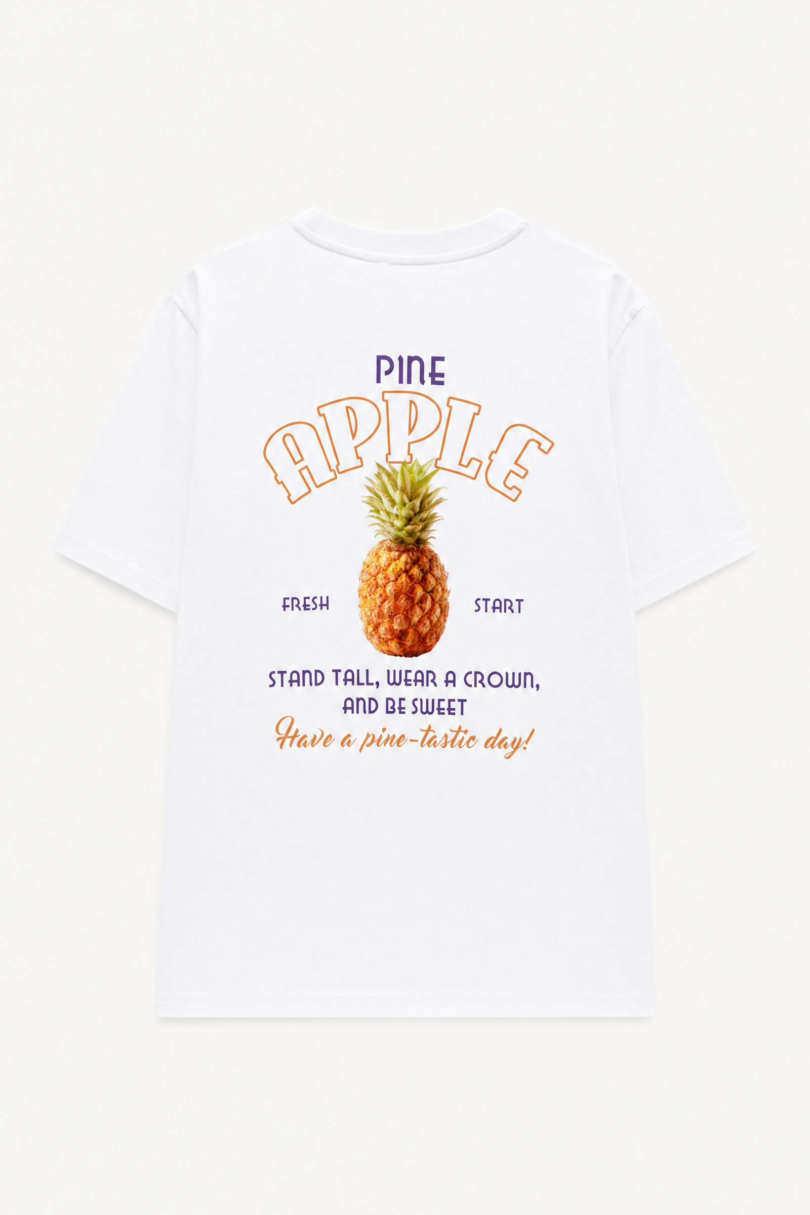 Mayorista LUMINA - Camiseta de algodón con estampado frontal y trasero