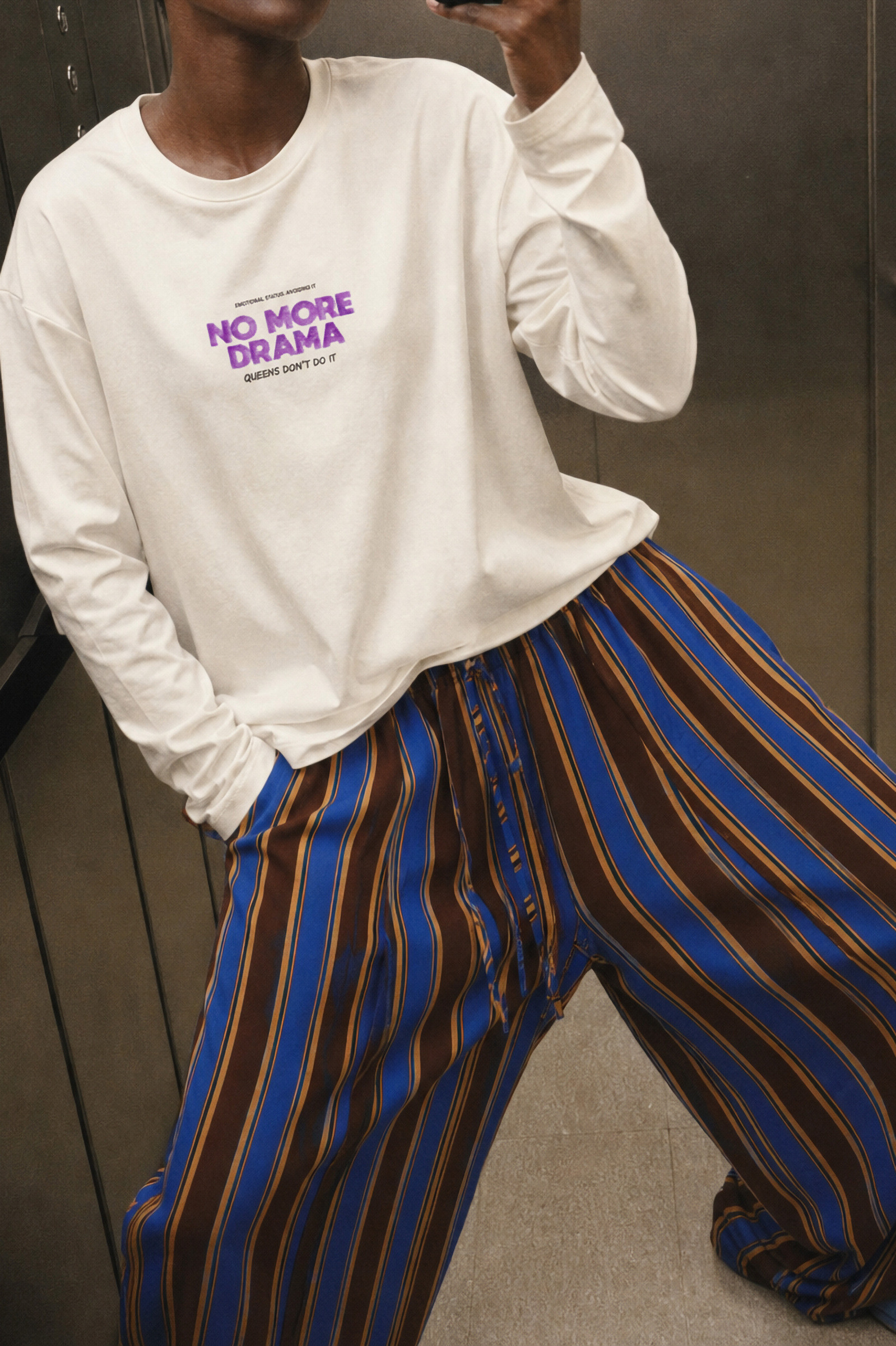 Wholesaler LUMINA - Crew neck sweater in stretch cotton blend