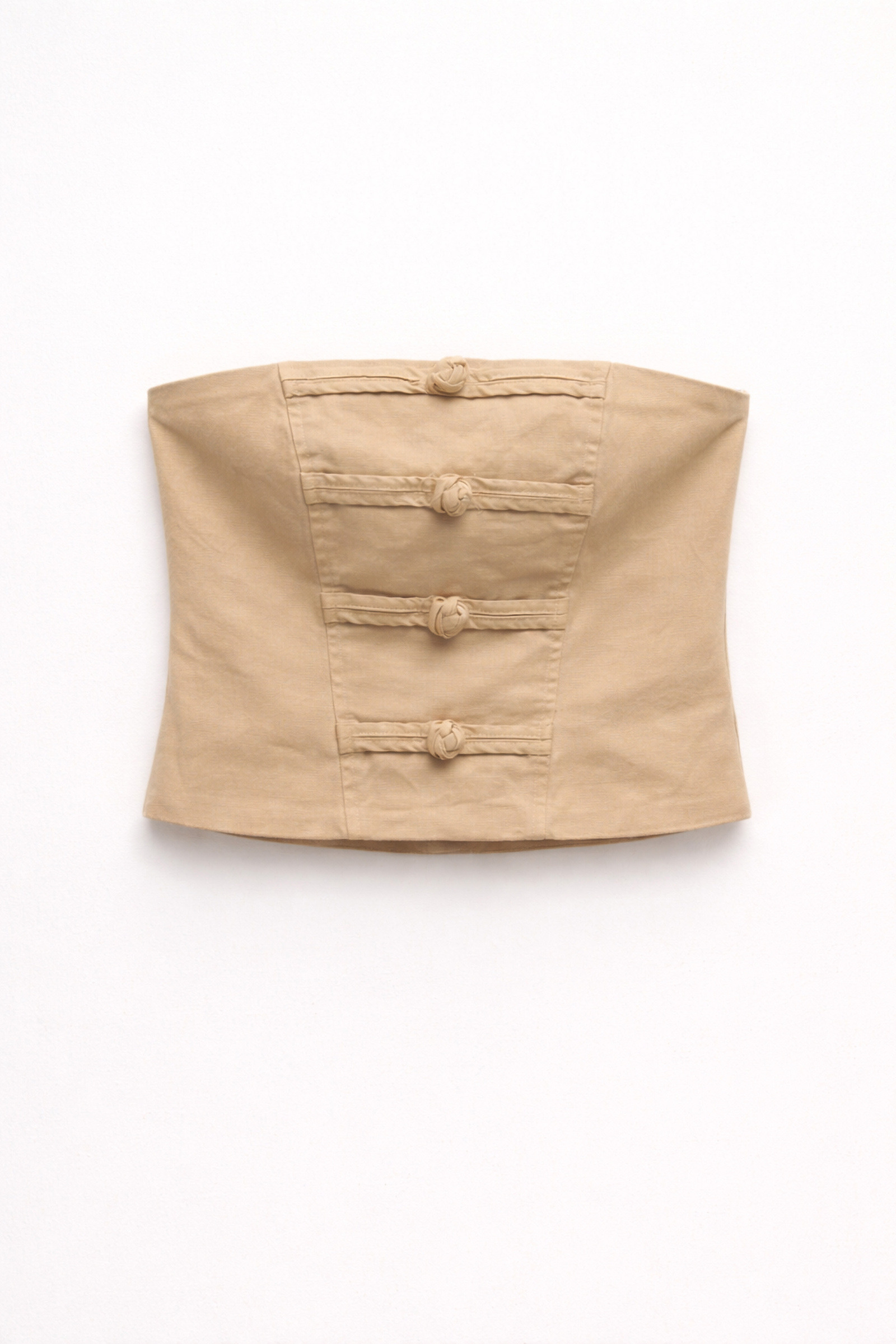 Wholesaler LUMINA - Bandeau top in compact cotton