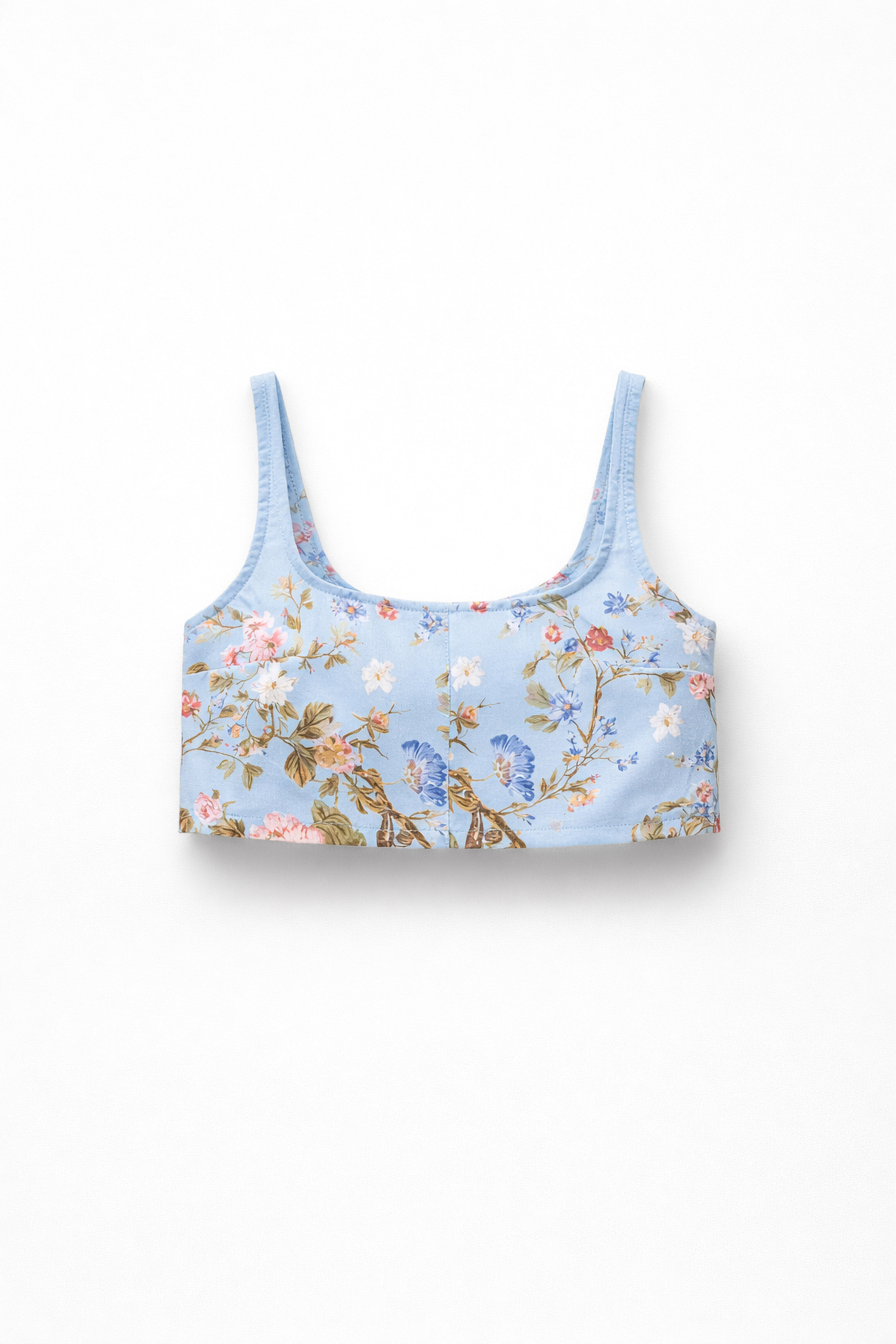 Wholesaler LUMINA - Cropped top with floral print on the front