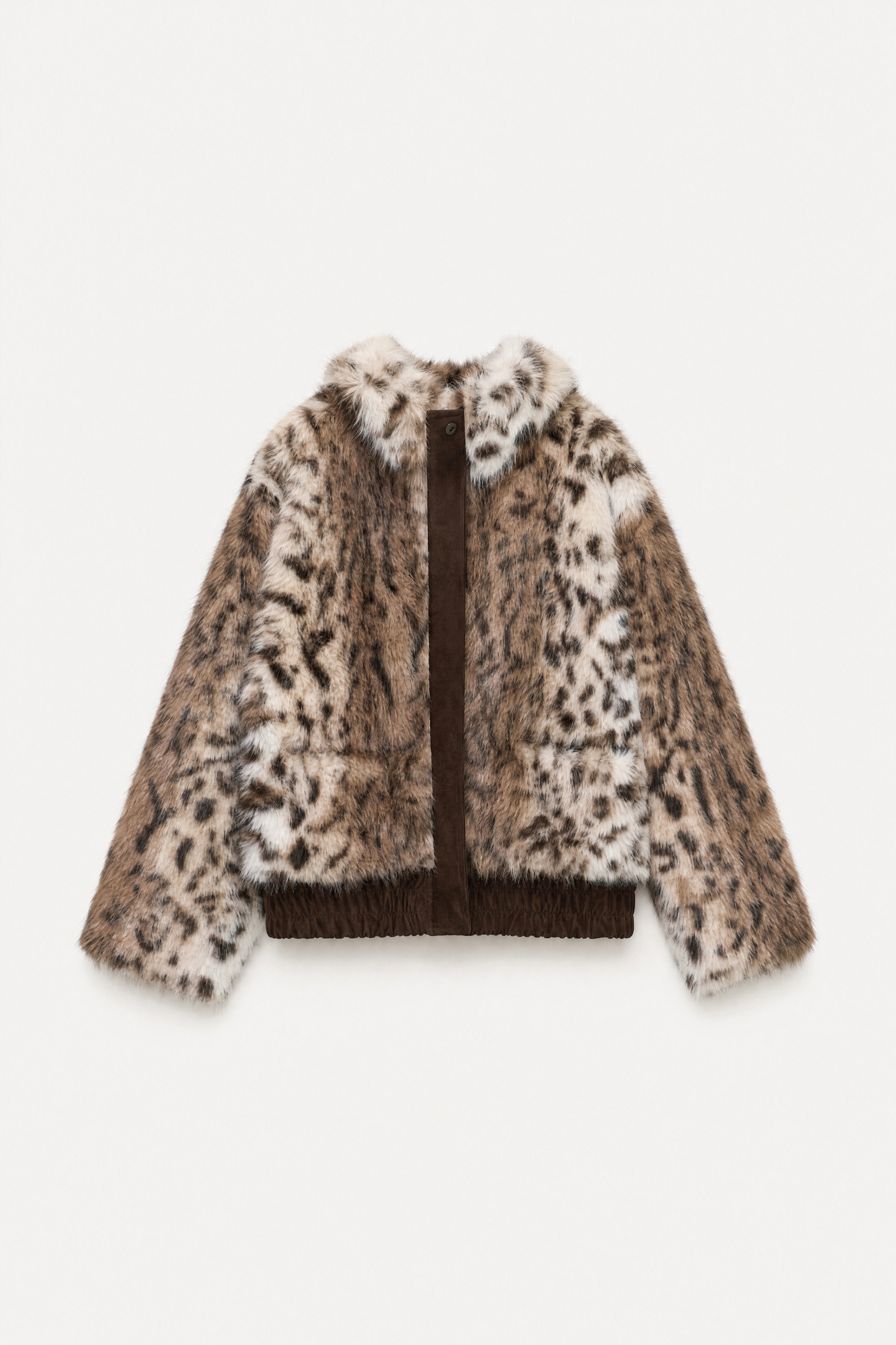 Grossiste LUMINA - Veste courte en fausse fourrure sans fourrure animale avec poils longs et doux