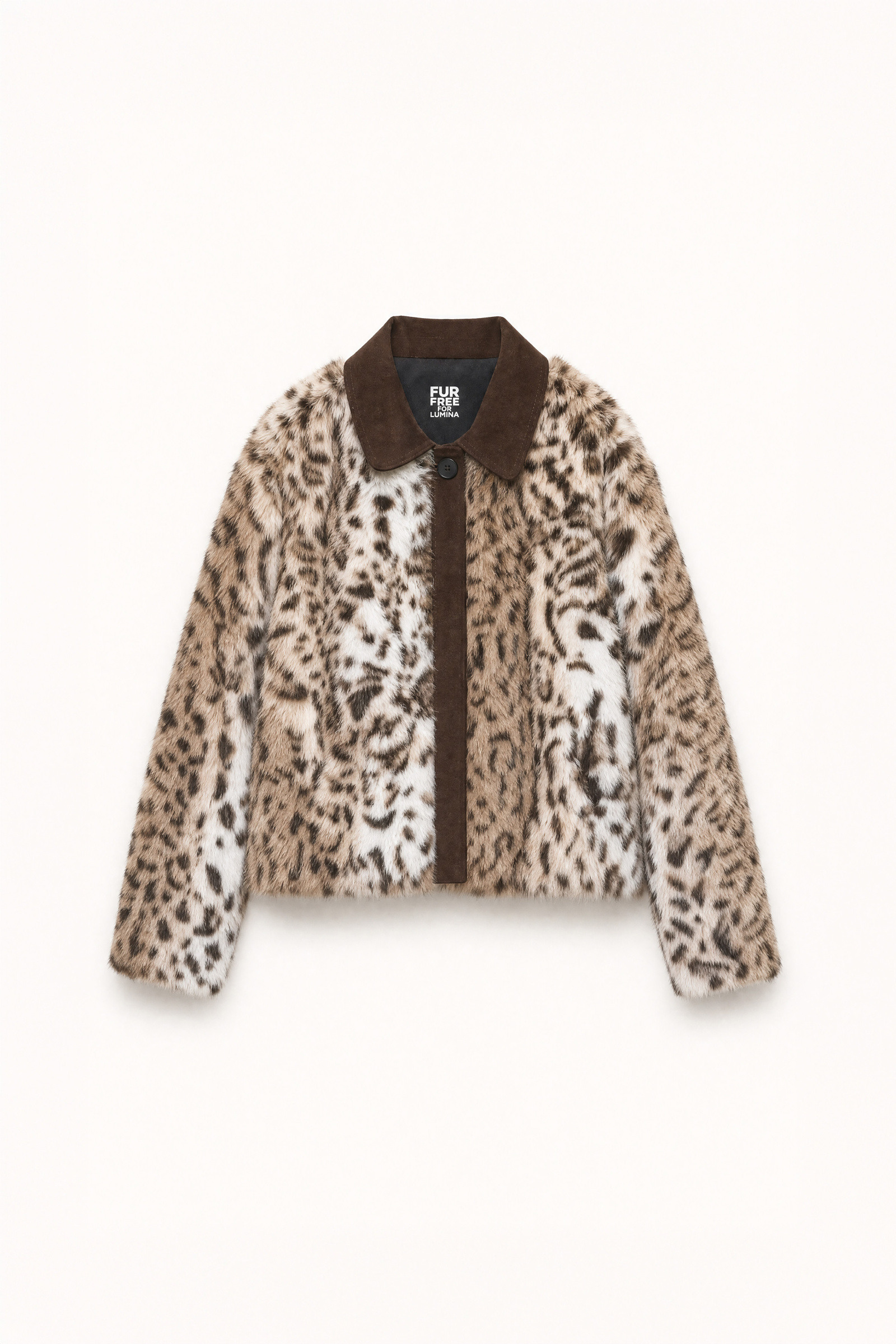 Grossiste LUMINA - Veste courte en fausse fourrure sans fourrure animale avec poils longs et doux