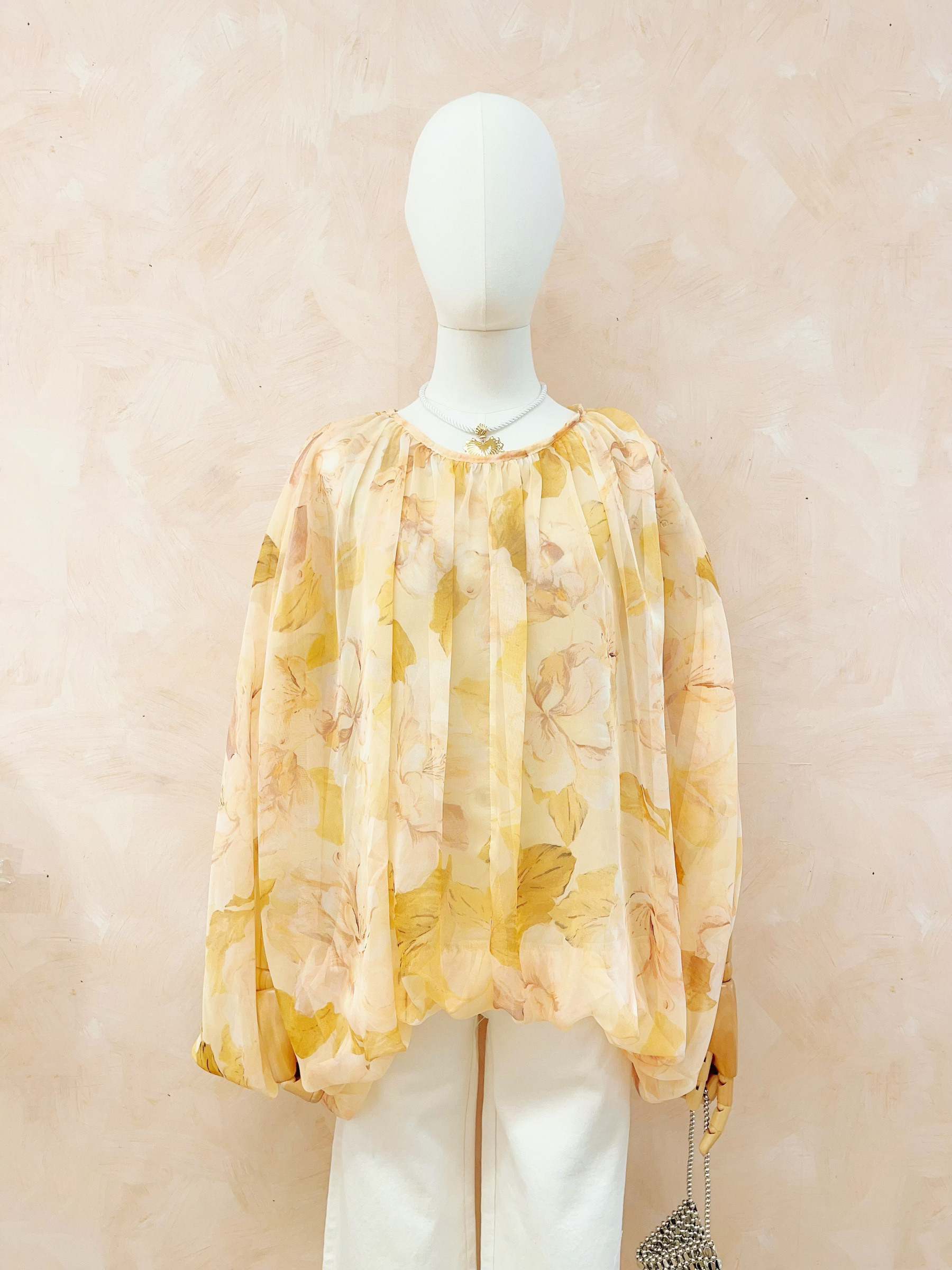 Grossiste LUMINE - Blouse sans manche en voile