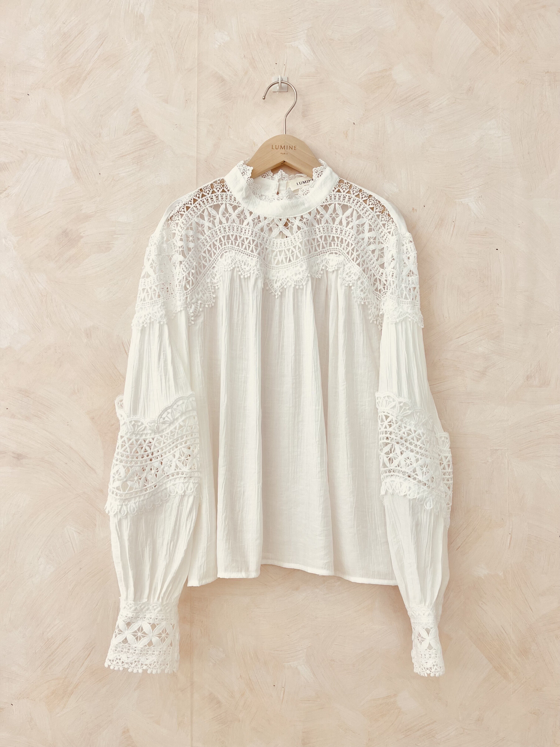Wholesaler LUMINE - Long sleeve blouse with embroidery
