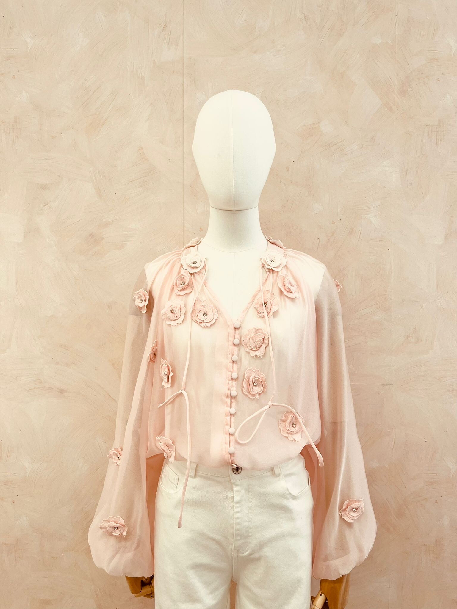 Grossista LUMINE - Blusa con fiori