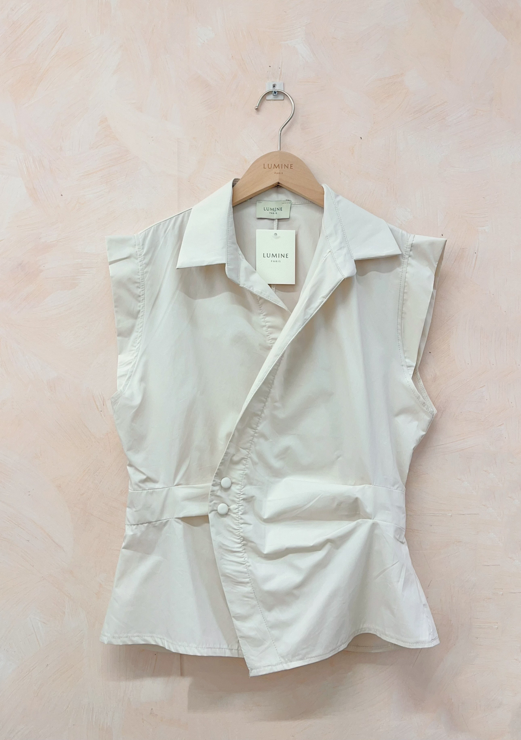 Grossiste LUMINE - Chemise croisée à manches courtes