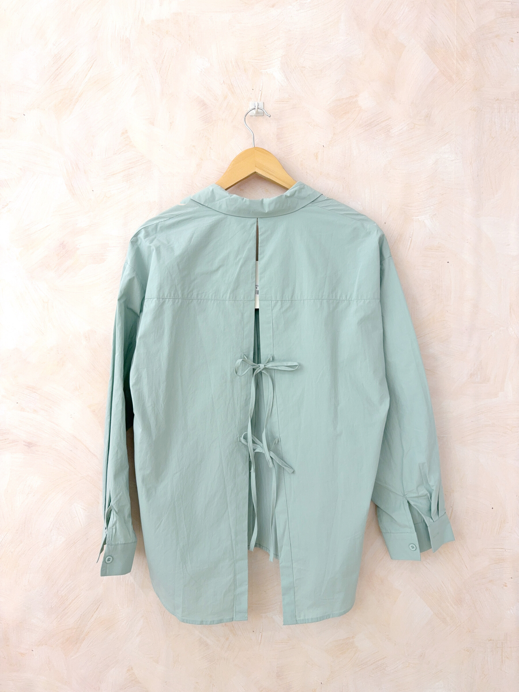 Wholesaler LUMINE - Popeline shirt with knot in the back