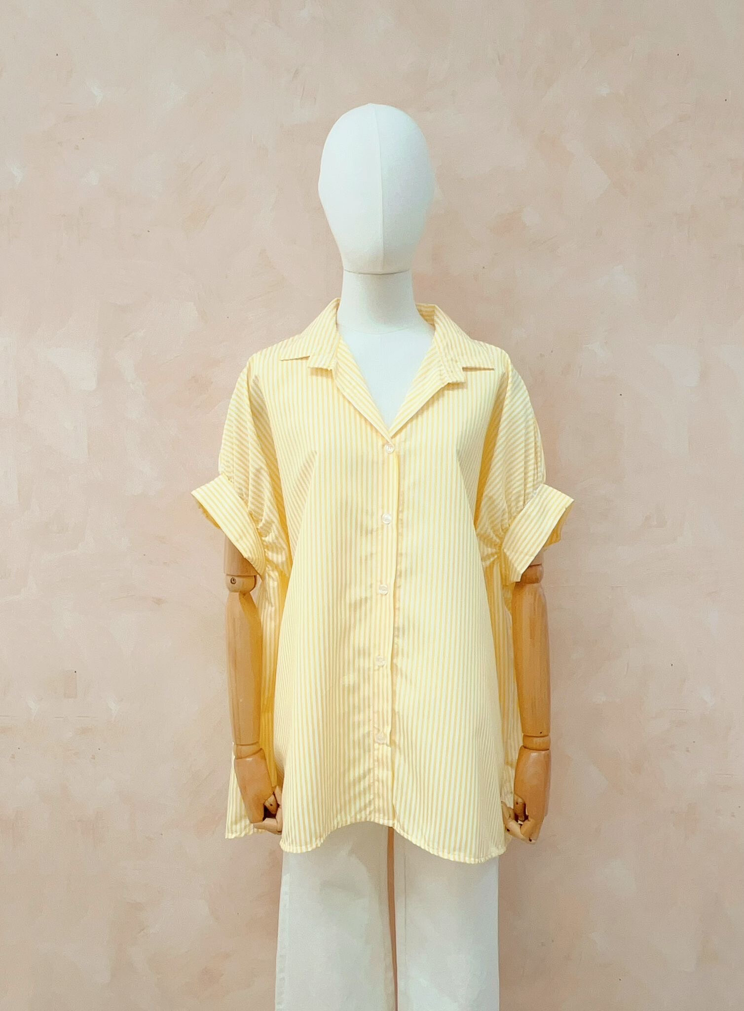 Grossista LUMINE - Short Handling Cotton Shirt