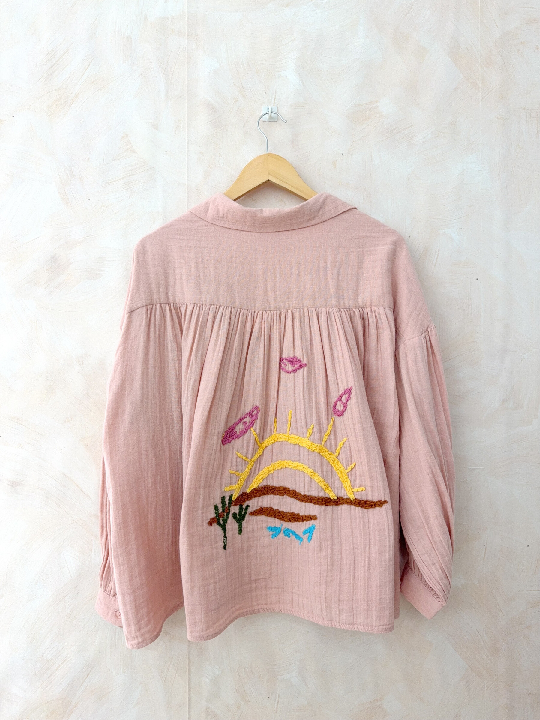 Wholesaler LUMINE - Cotton gas shirt with embroidery