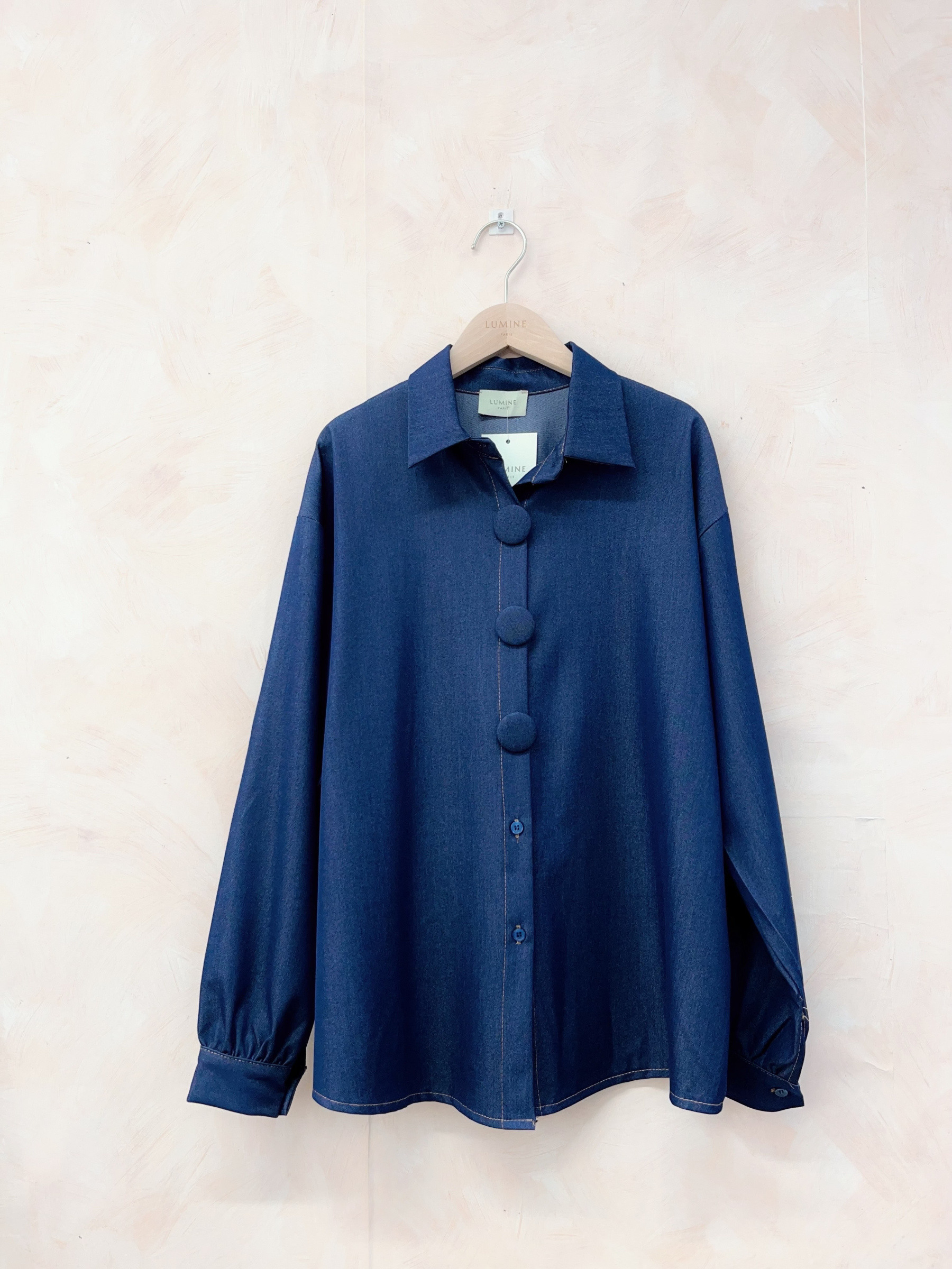 Grossiste LUMINE - Chemise effet jean
