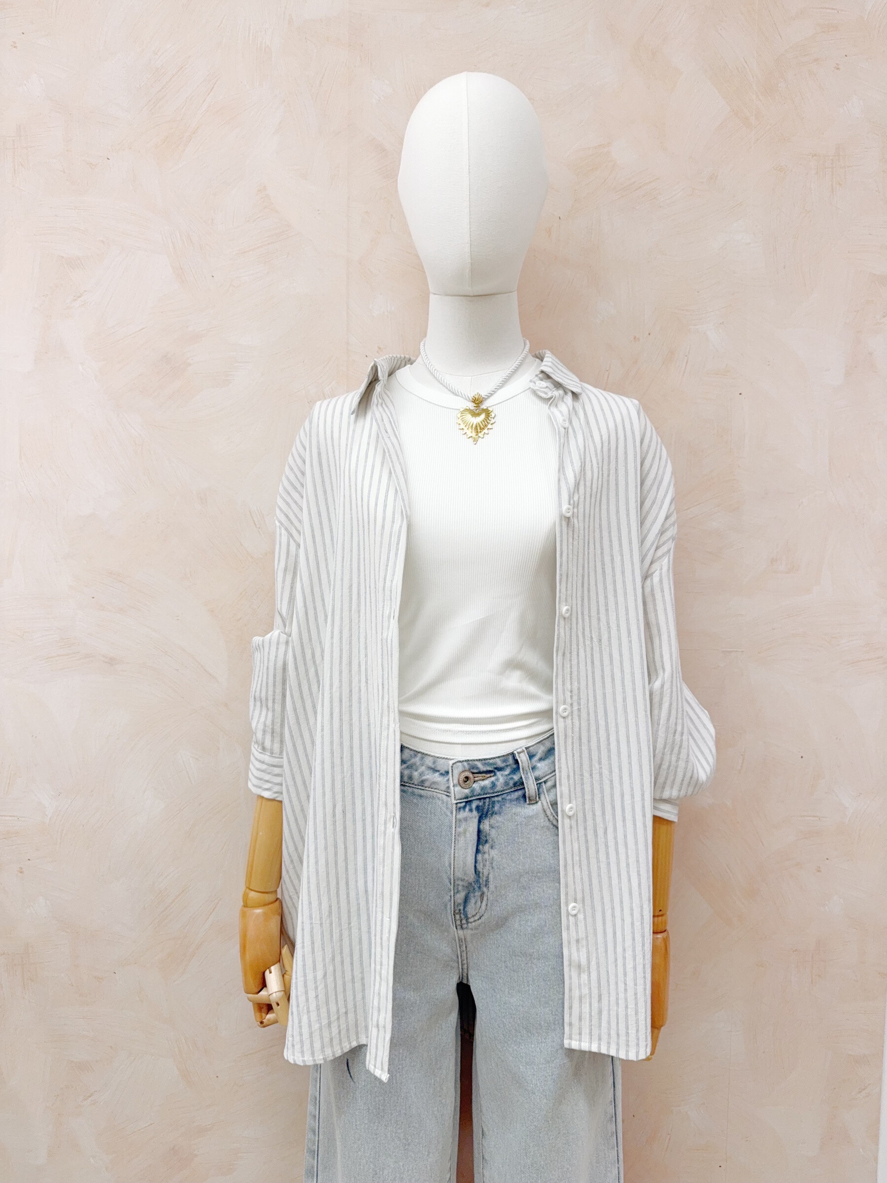 Wholesaler LUMINE - Fluid scratch shirt