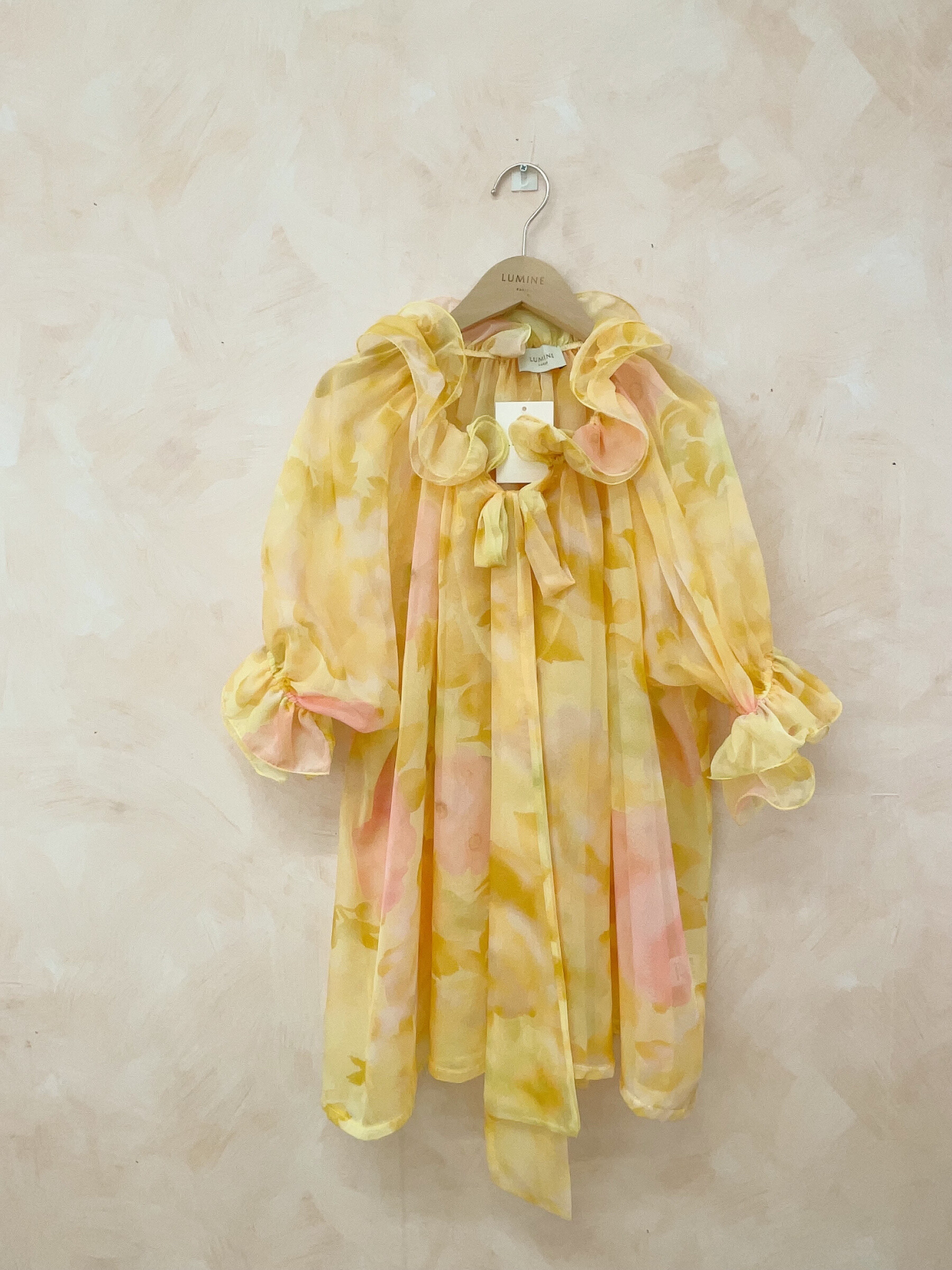 Wholesaler LUMINE - Froufrou blouse touched Tencel