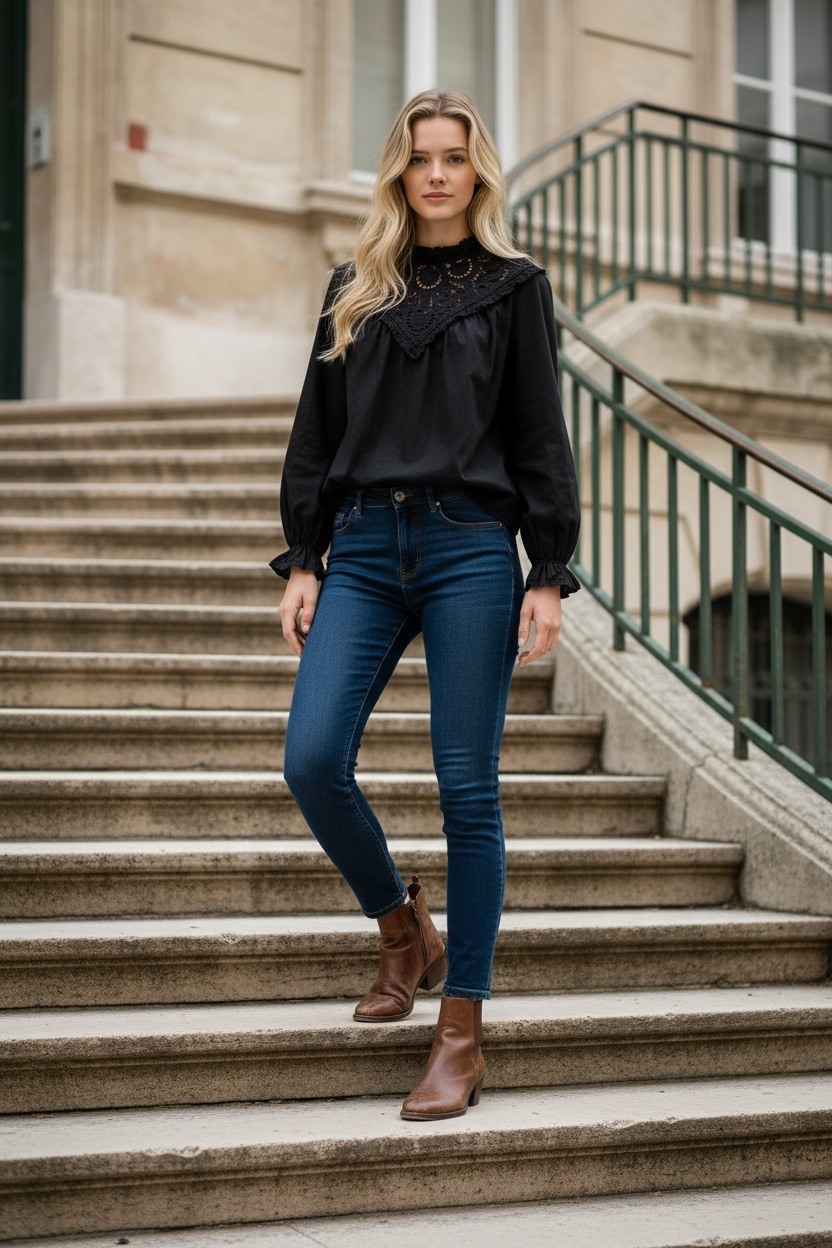 Grossiste LUMINE - Chemise brodée