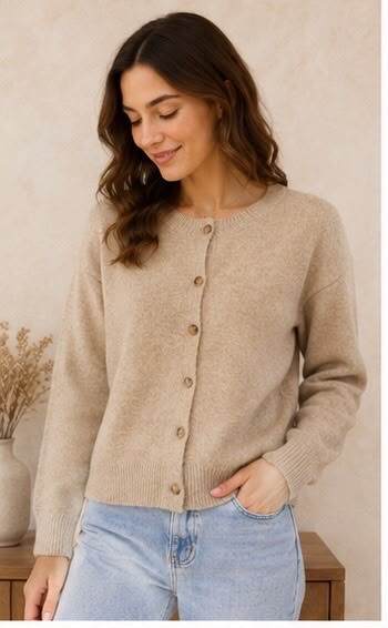 Grossiste LUMINE - Gilet court alpaga laine