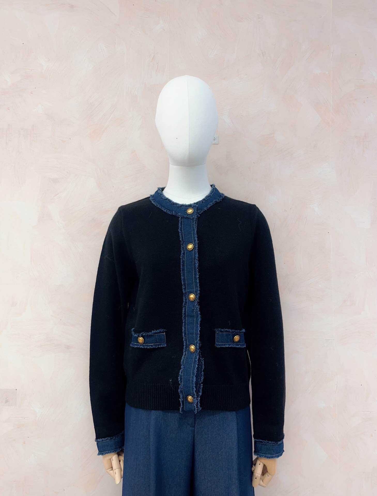 Grossiste LUMINE - Gilet bordure jean