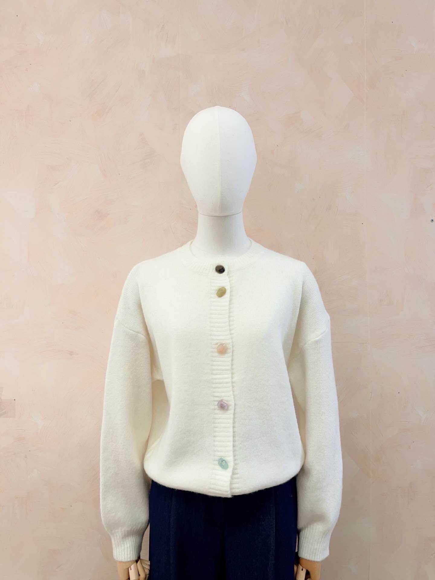 Wholesaler LUMINE - Colorful buttoned cardigan