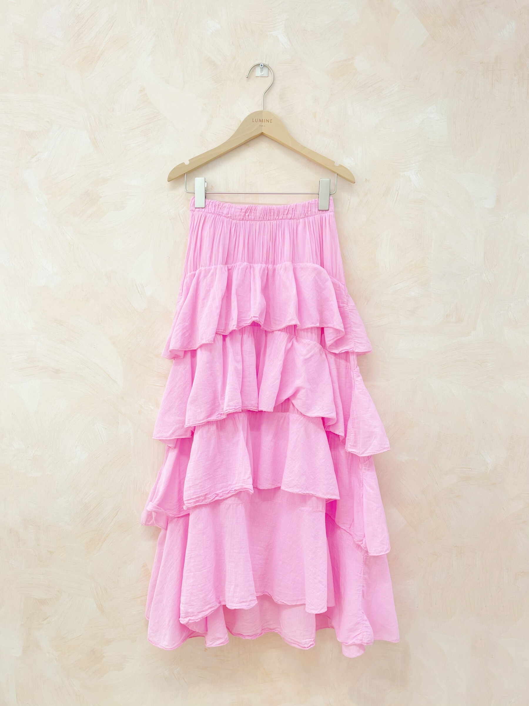 Wholesaler LUMINE - Light cotton skirt with floor