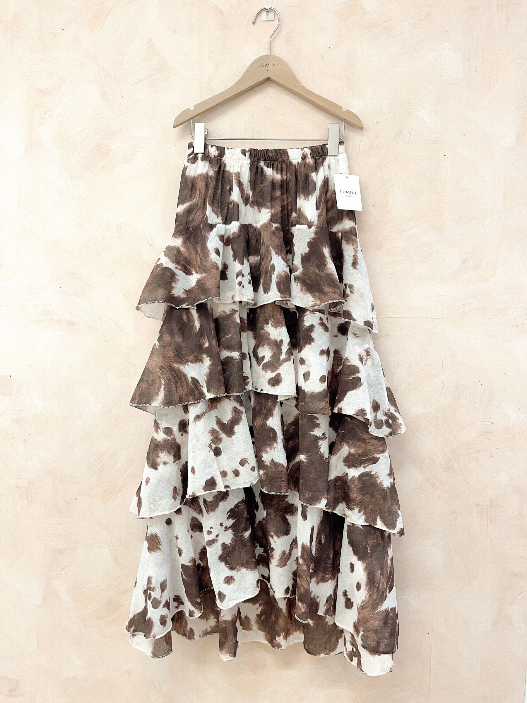 Wholesaler LUMINE - Printed flying cotton skirt