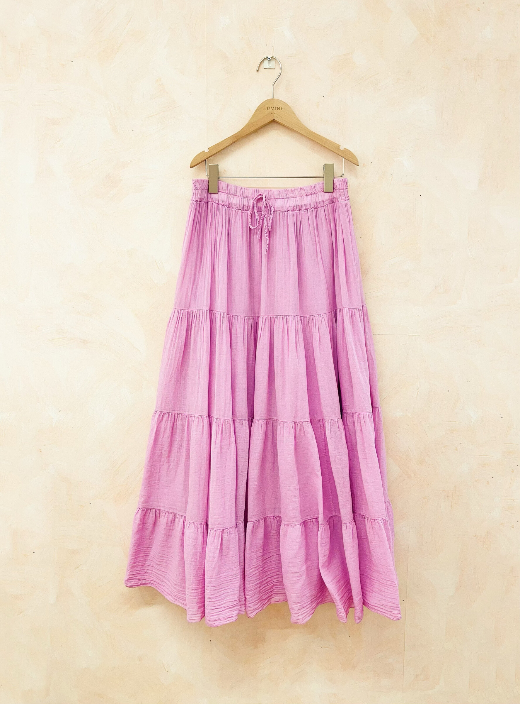 Wholesaler LUMINE - Very wide cotton sail skirt with lining