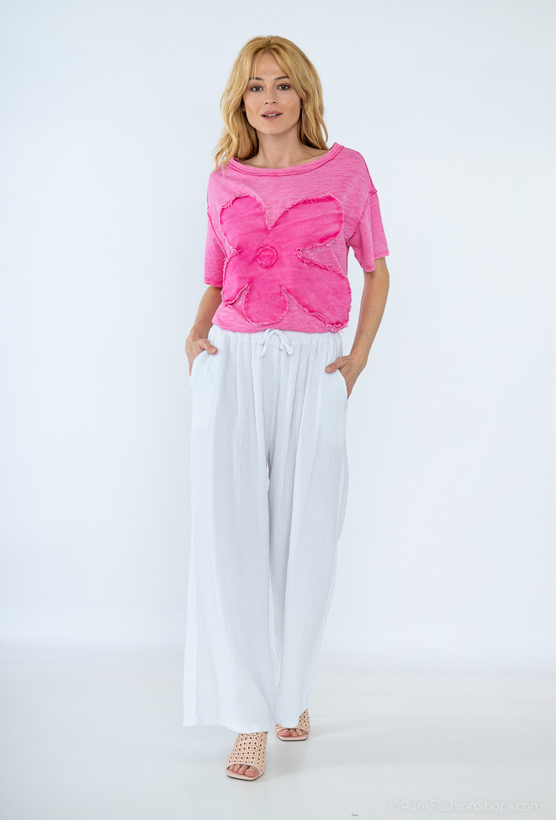 pantalones - Blanco 1 - miniatura