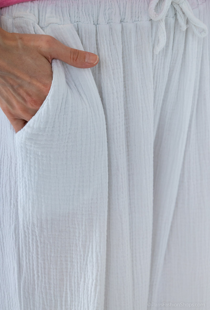 pantalones - Blanco 5 - miniatura
