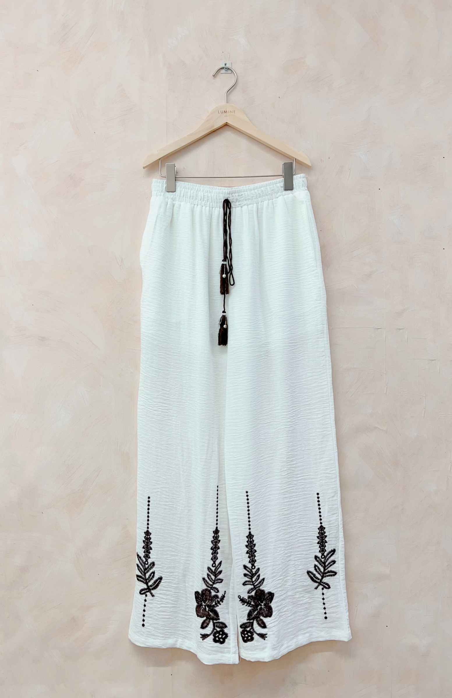 Mayorista LUMINE - Pantalón bordado con forro