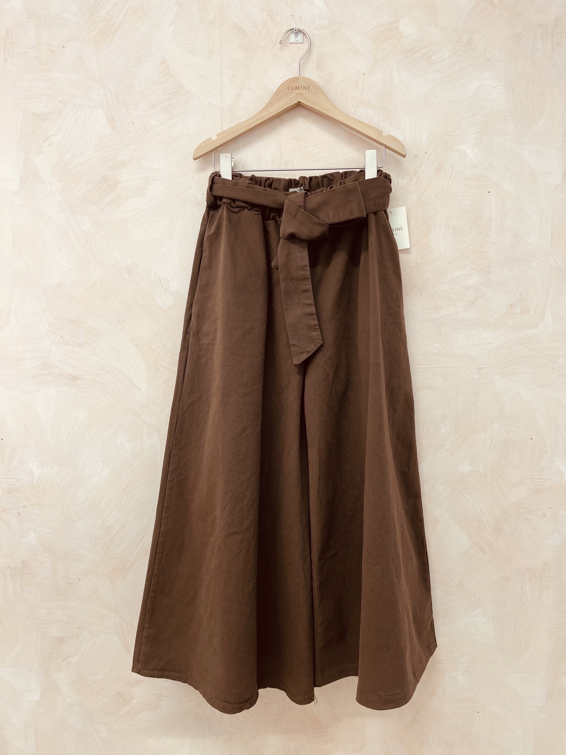 Grossiste LUMINE - Pantalon large en coton