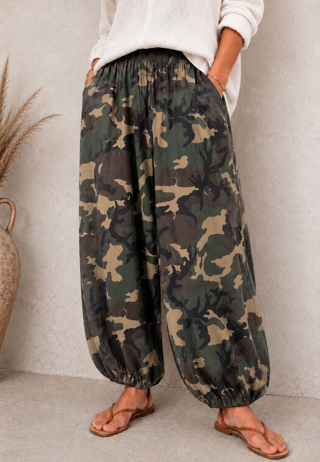 Grossista LUMINE - Pantaloni militari a palloncino