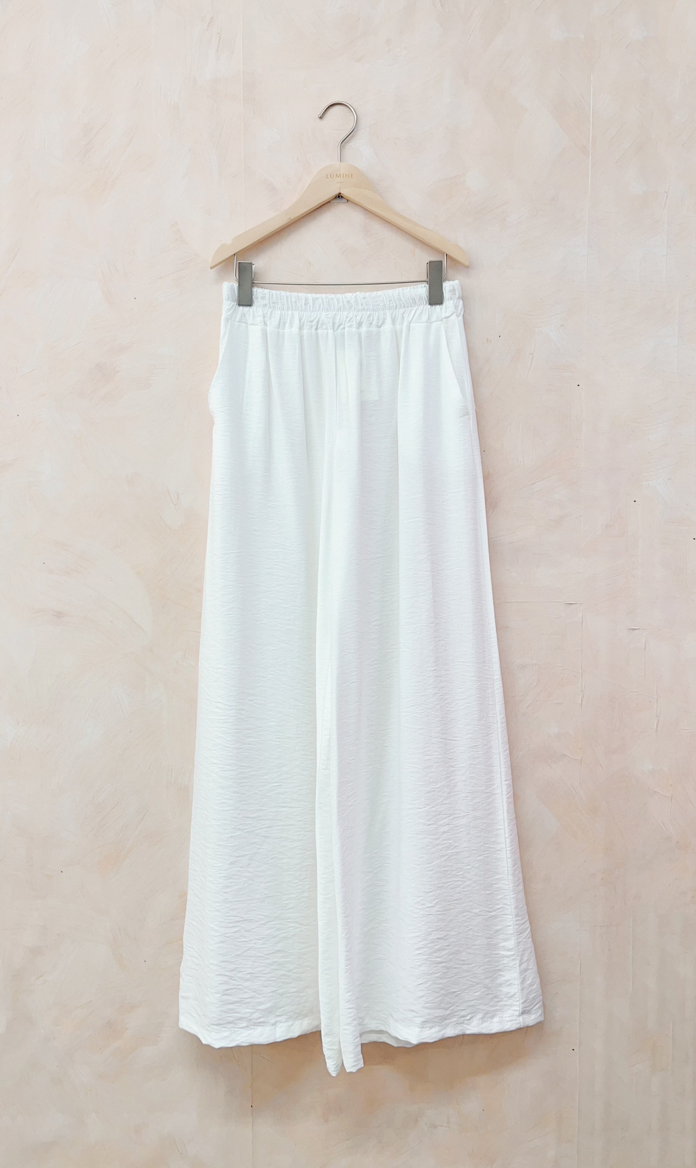 Mayorista LUMINE - Pantalones anchos fluidos de viscosa