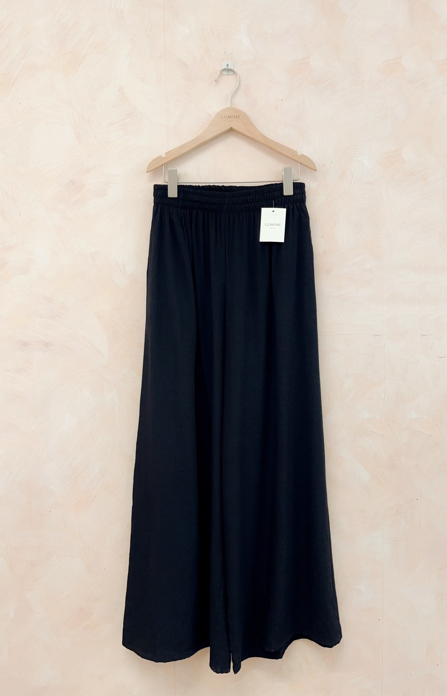 Grossiste LUMINE - Pantalon large viscose