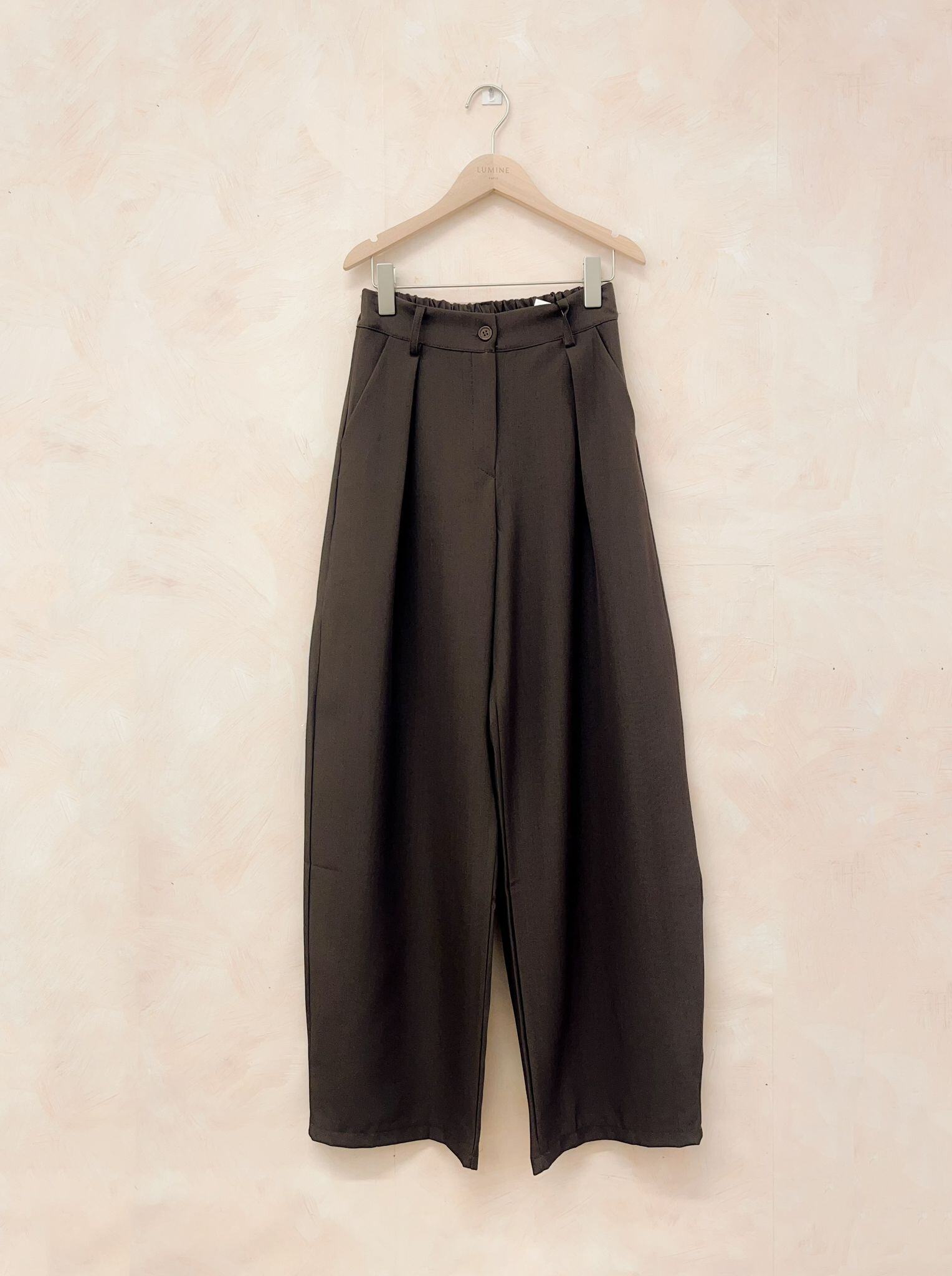 Grossiste LUMINE - Pantalon fluide barrel