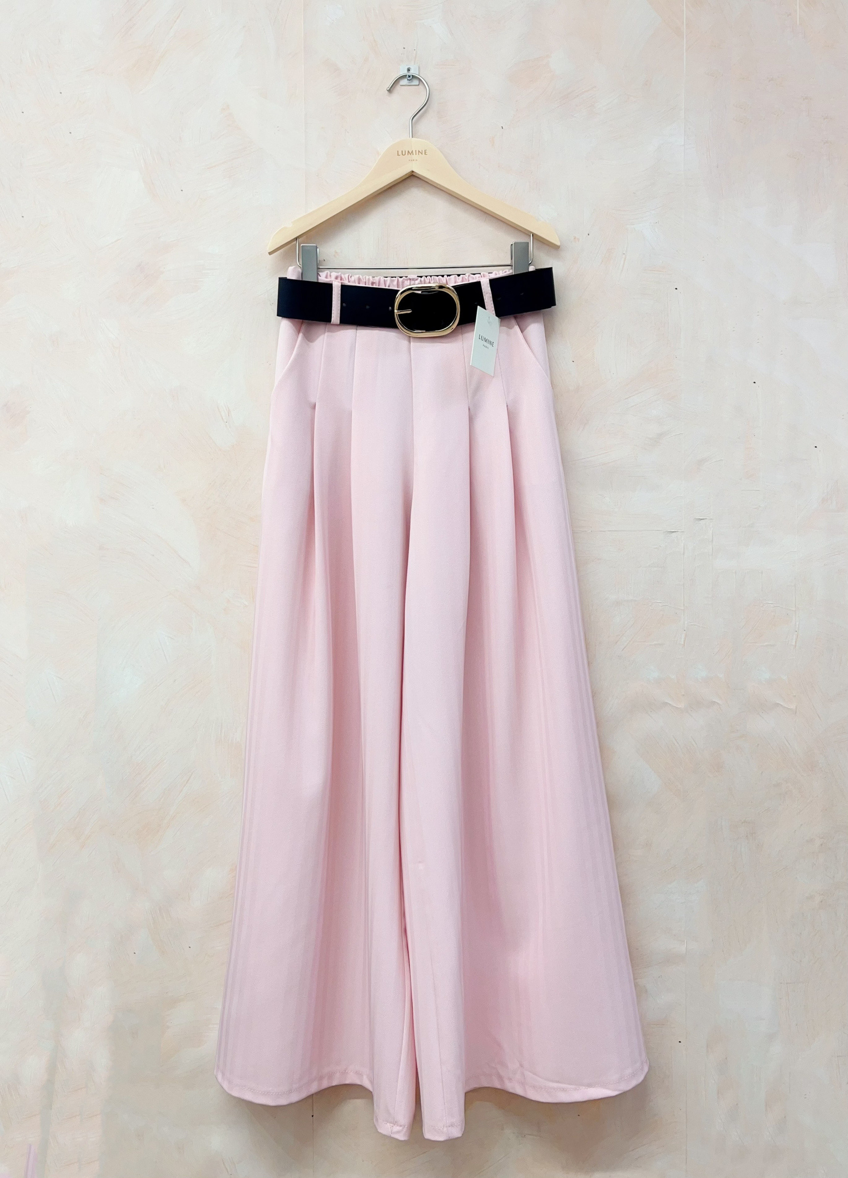 Grossiste LUMINE - Pantalon large ceinture