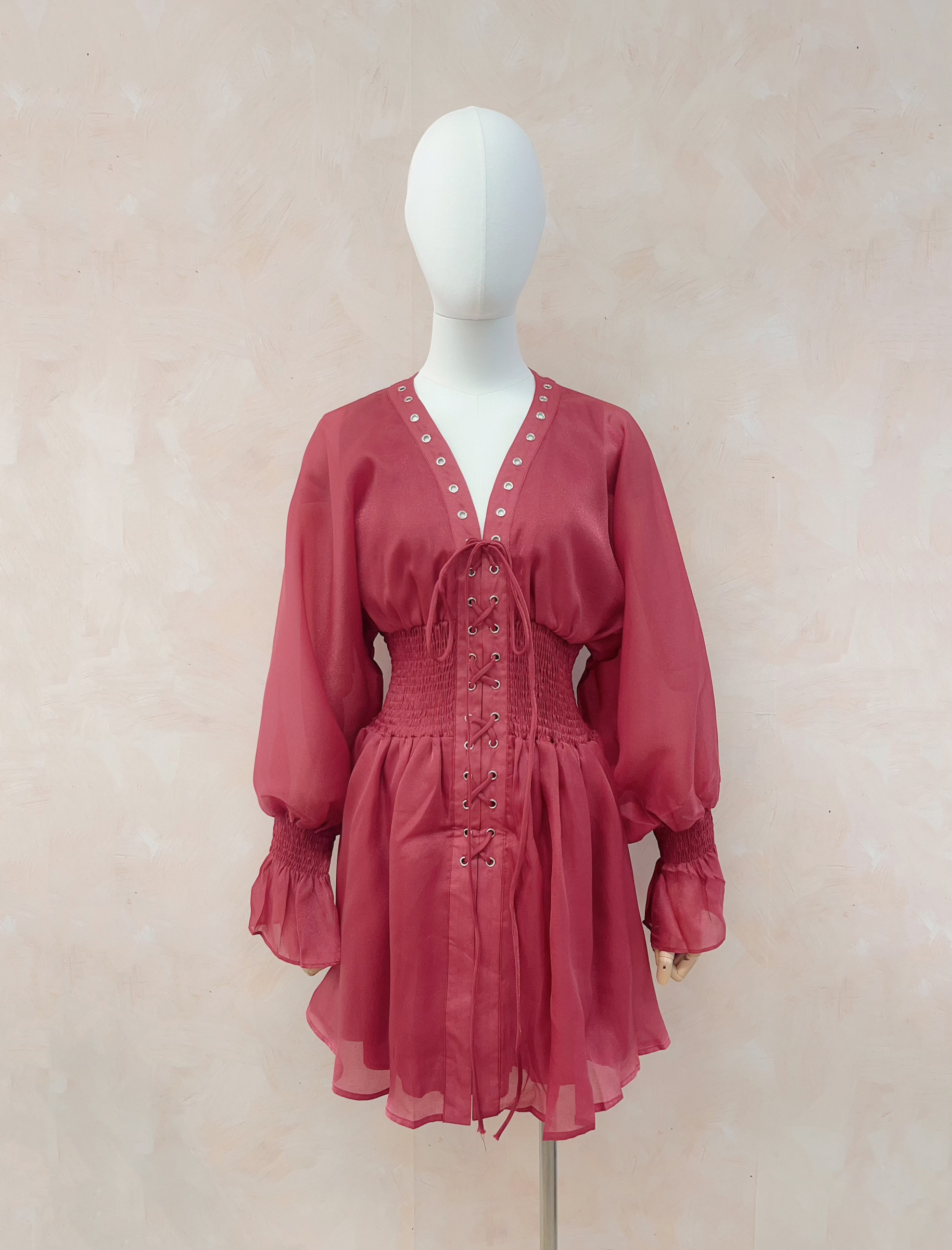 Wholesaler LUMINE - Short dress with long sleeves