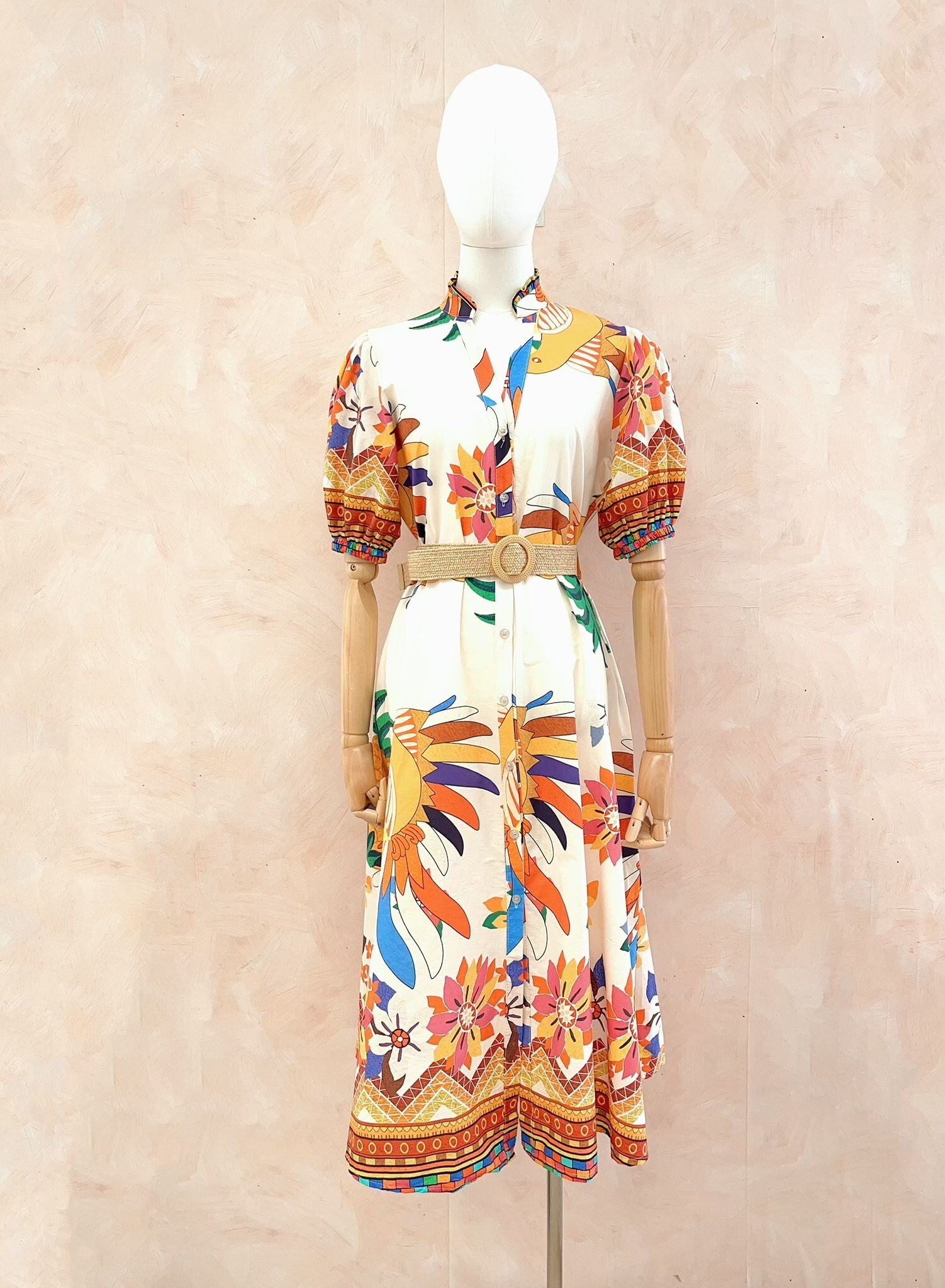 Mayorista LUMINE - Vestido de algodón impreso