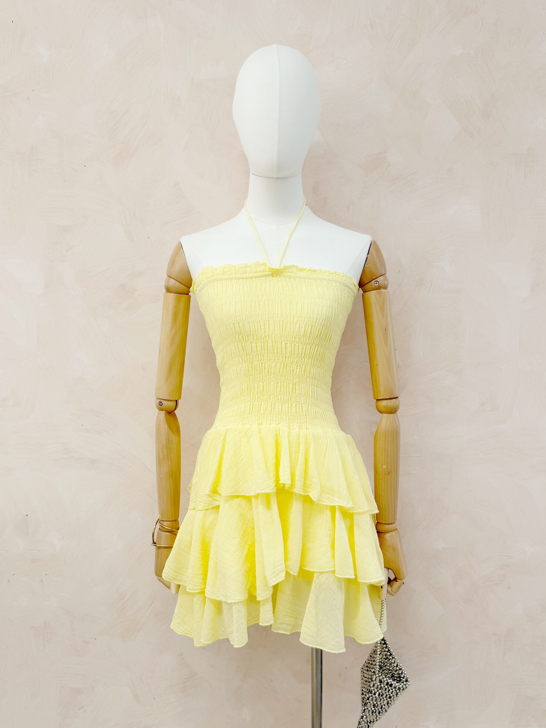 Mayorista LUMINE - Vestido muy corto talla smaced 34-38