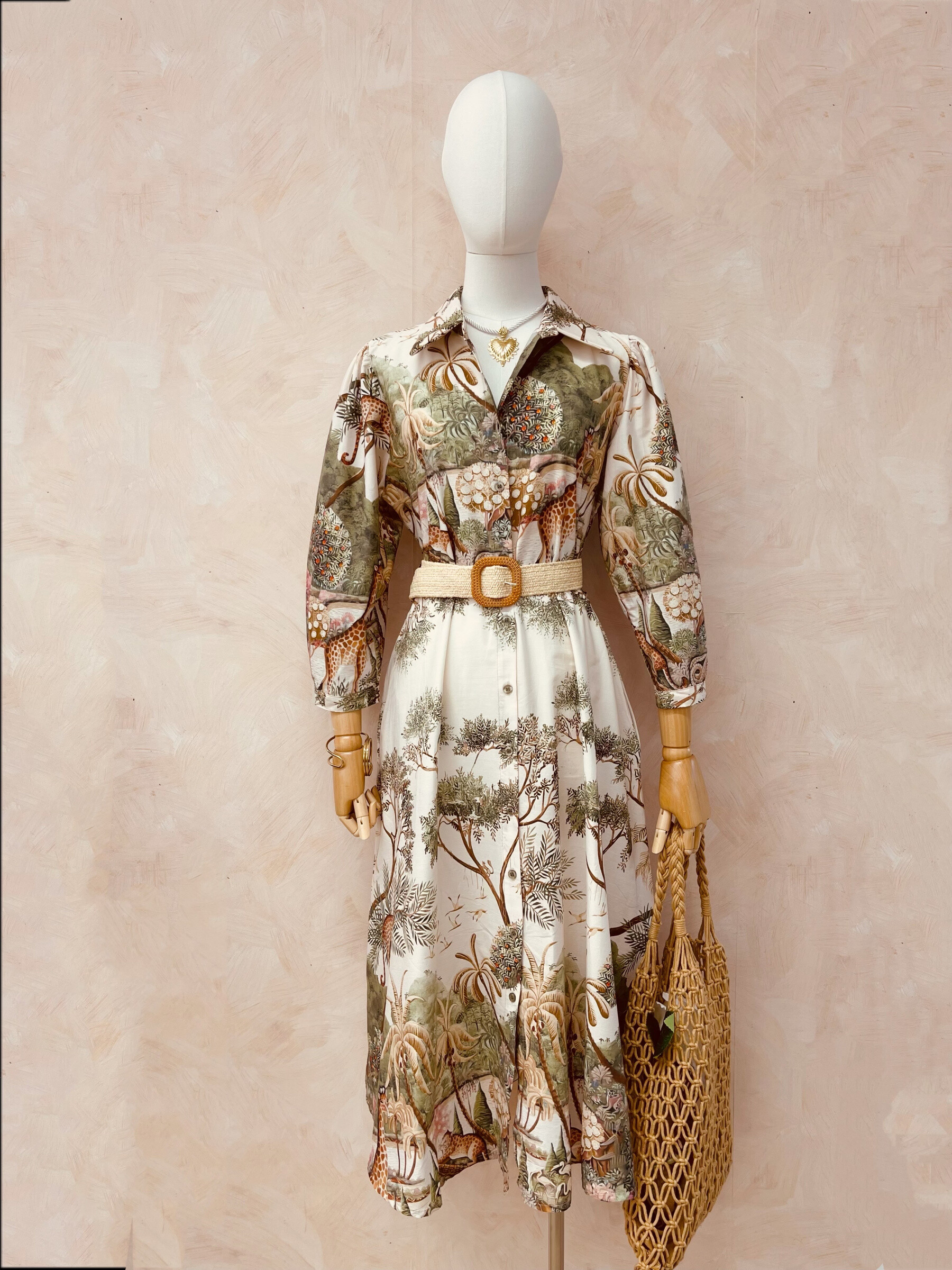 Mayorista LUMINE - Vestido de algodón impreso