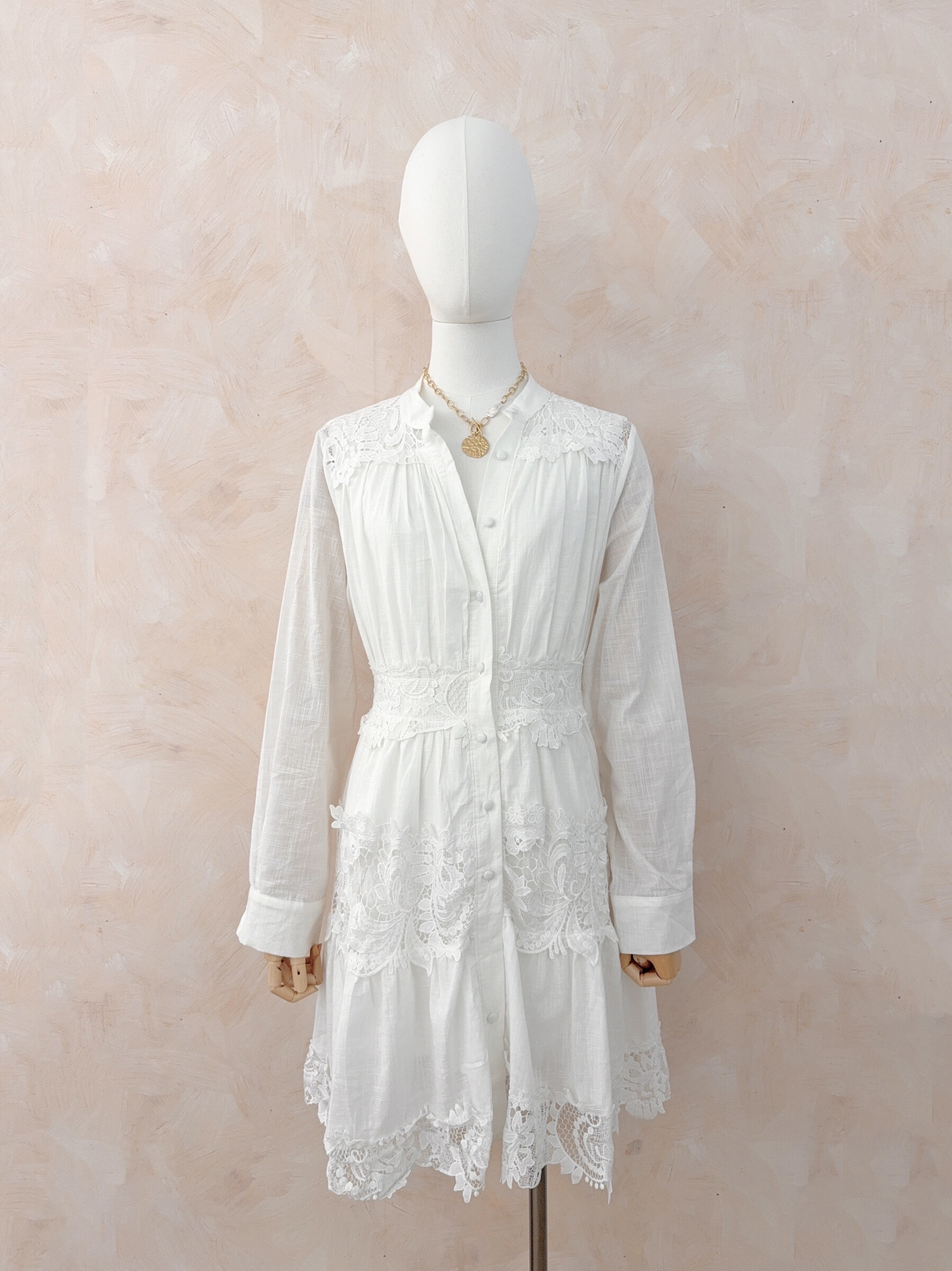Wholesaler LUMINE - Short long sleeve dress