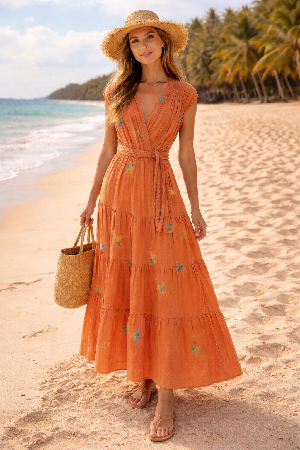 Grossiste LUMINE - Robe double gaz coton