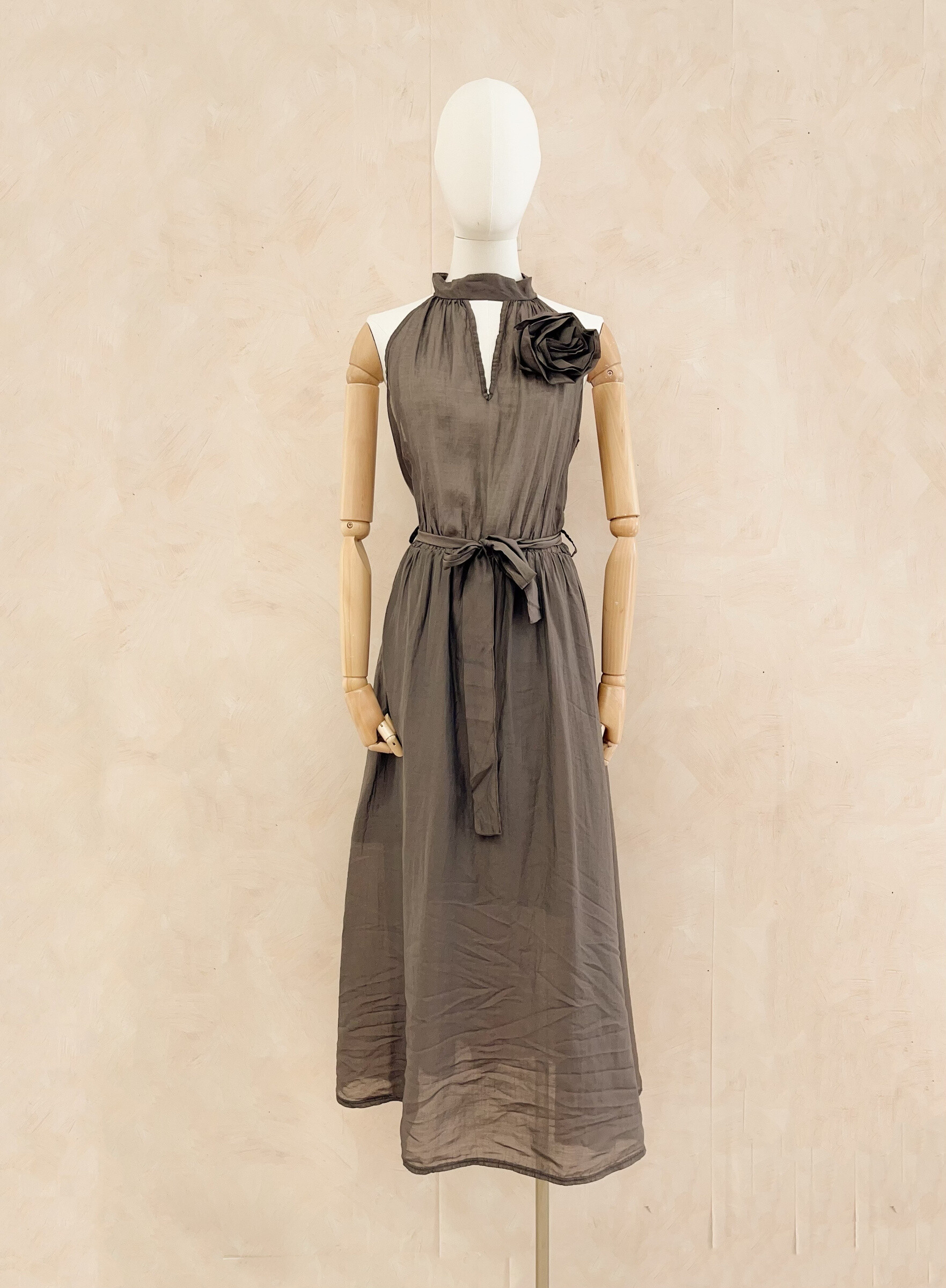 Wholesaler LUMINE - Tencell dress with flower