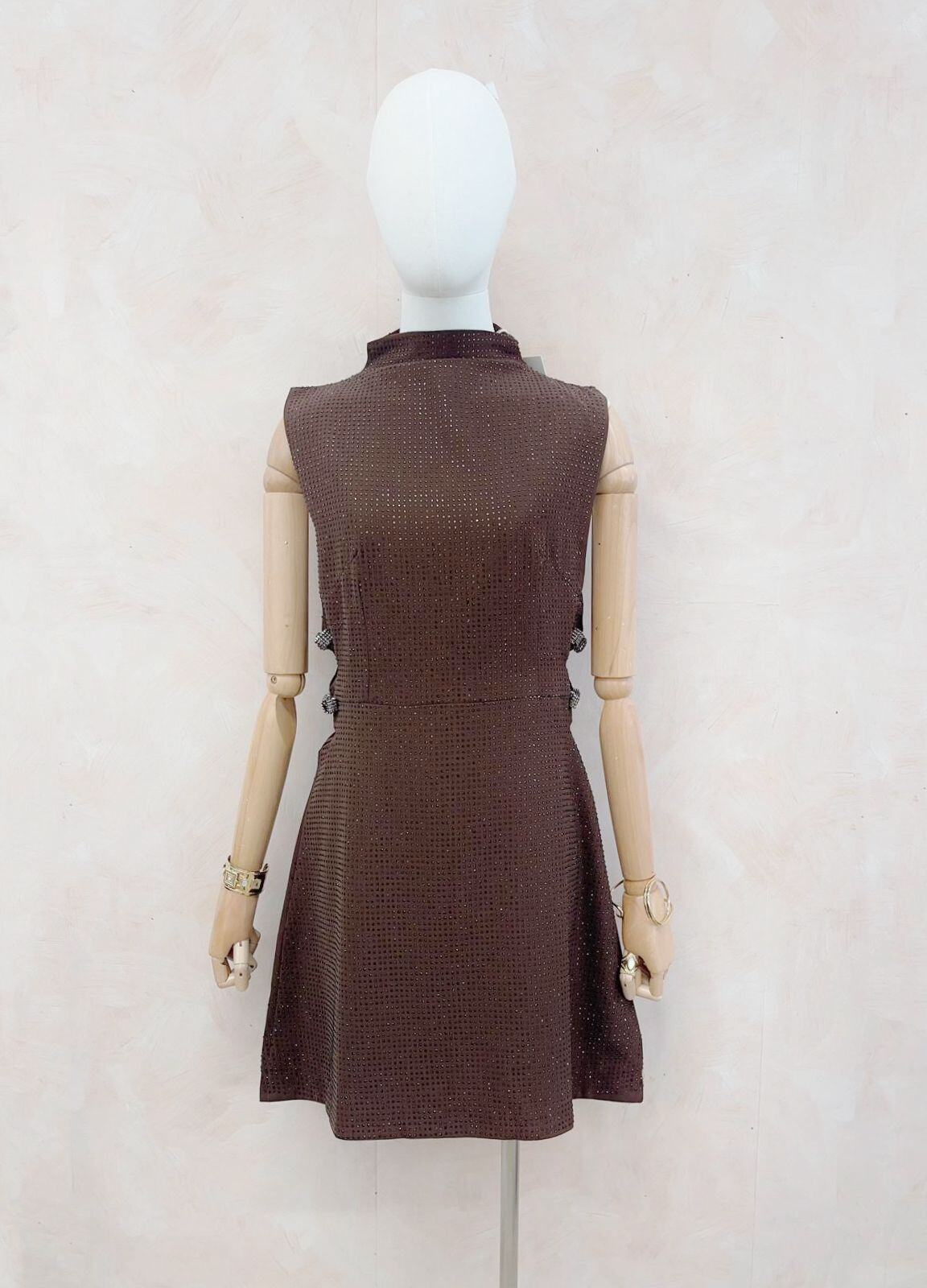 Wholesaler LUMINE - Dress with diamond rhinestones