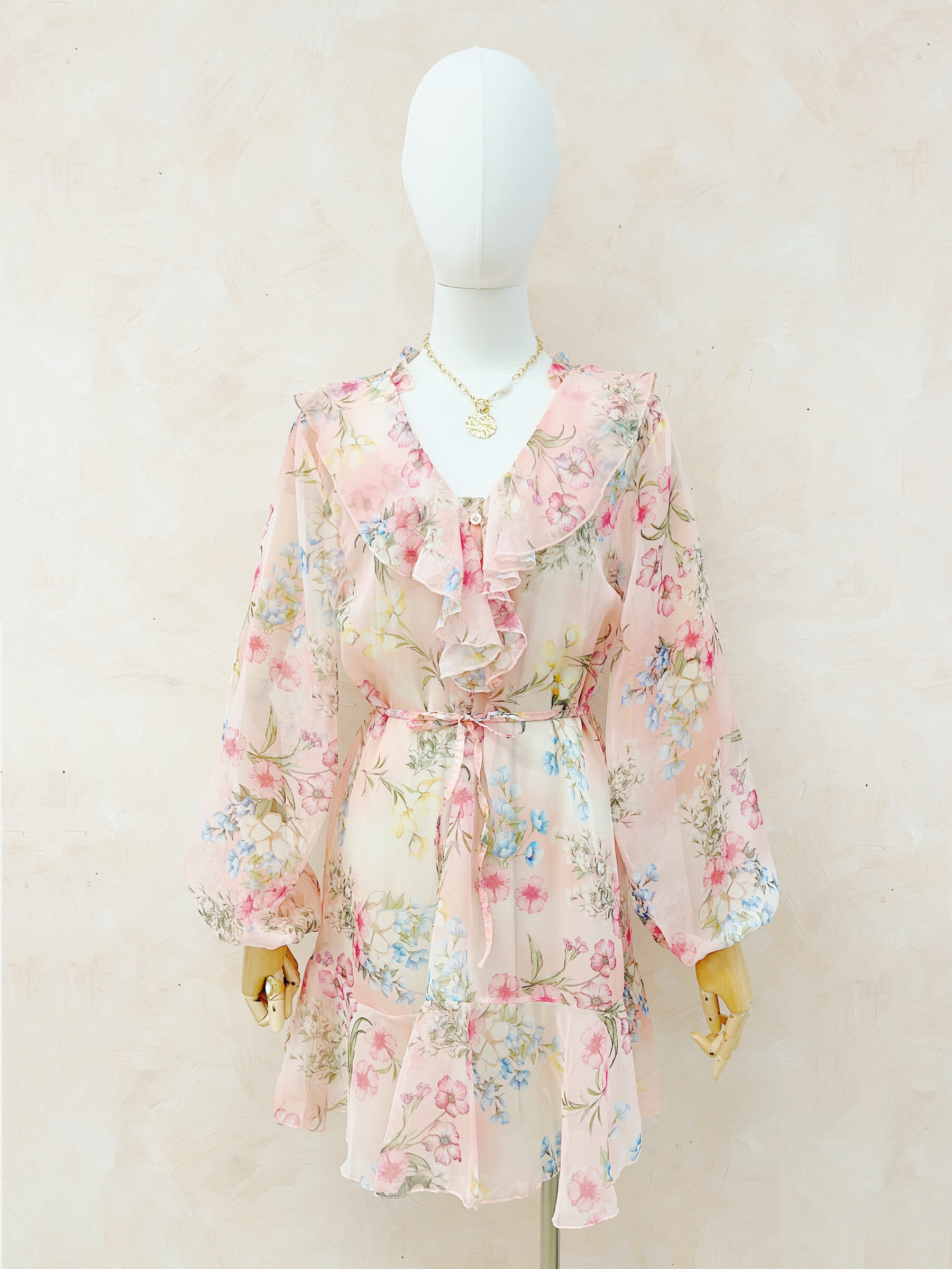Wholesaler LUMINE - Printed veil dress